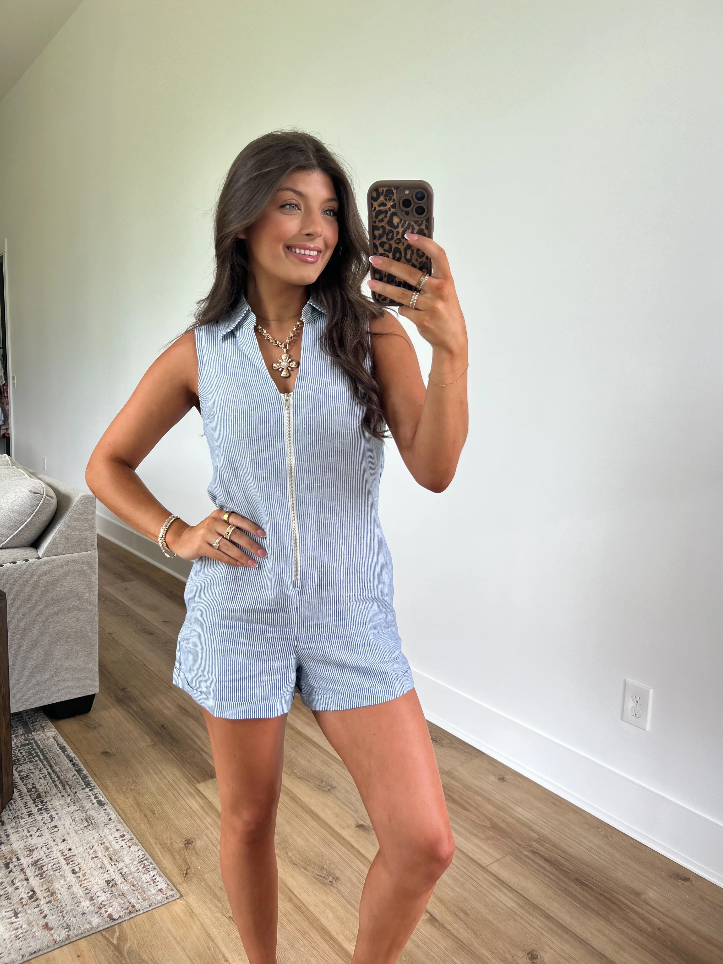Seersucker Romper - Image 6