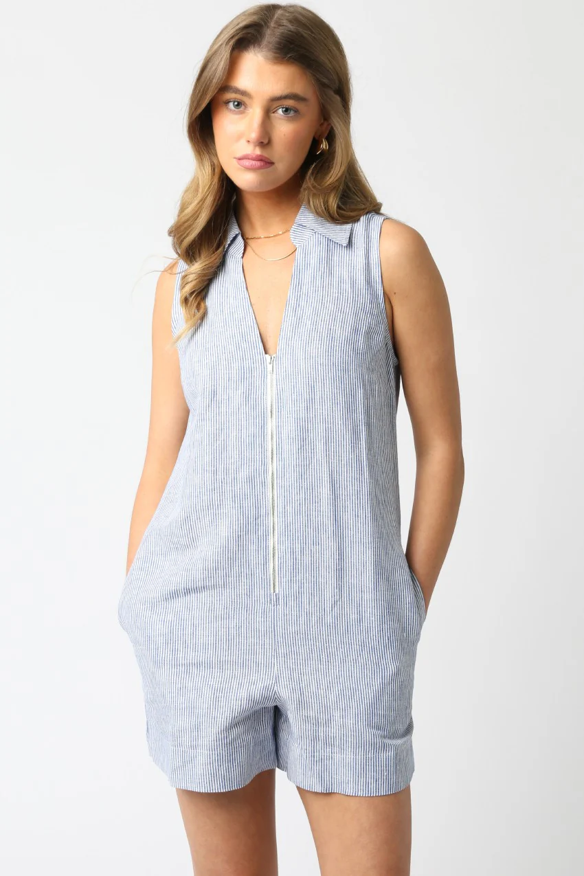 Seersucker Romper - Image 7