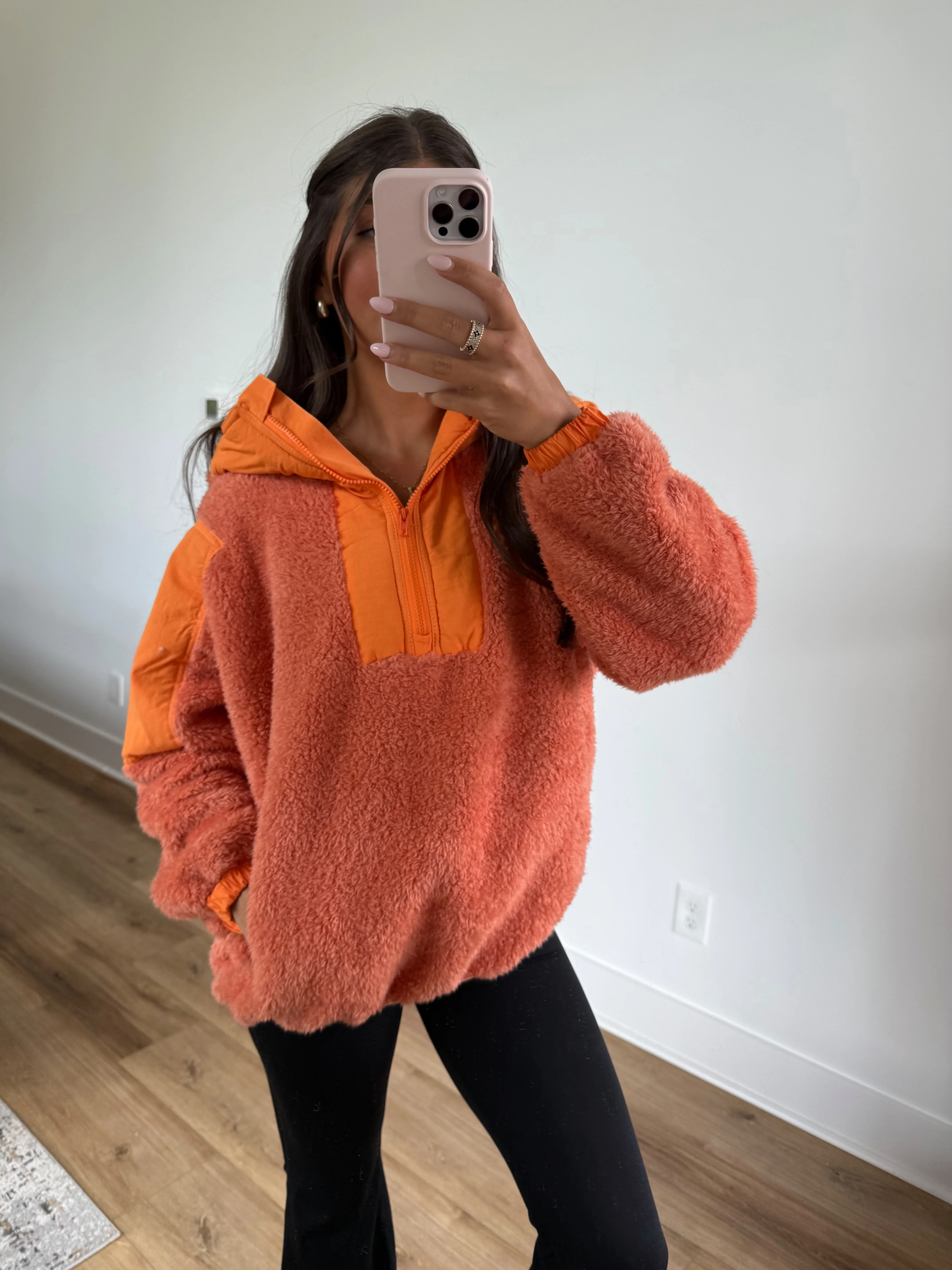 Snuggle Up Sherpa (Orange) - Image 2