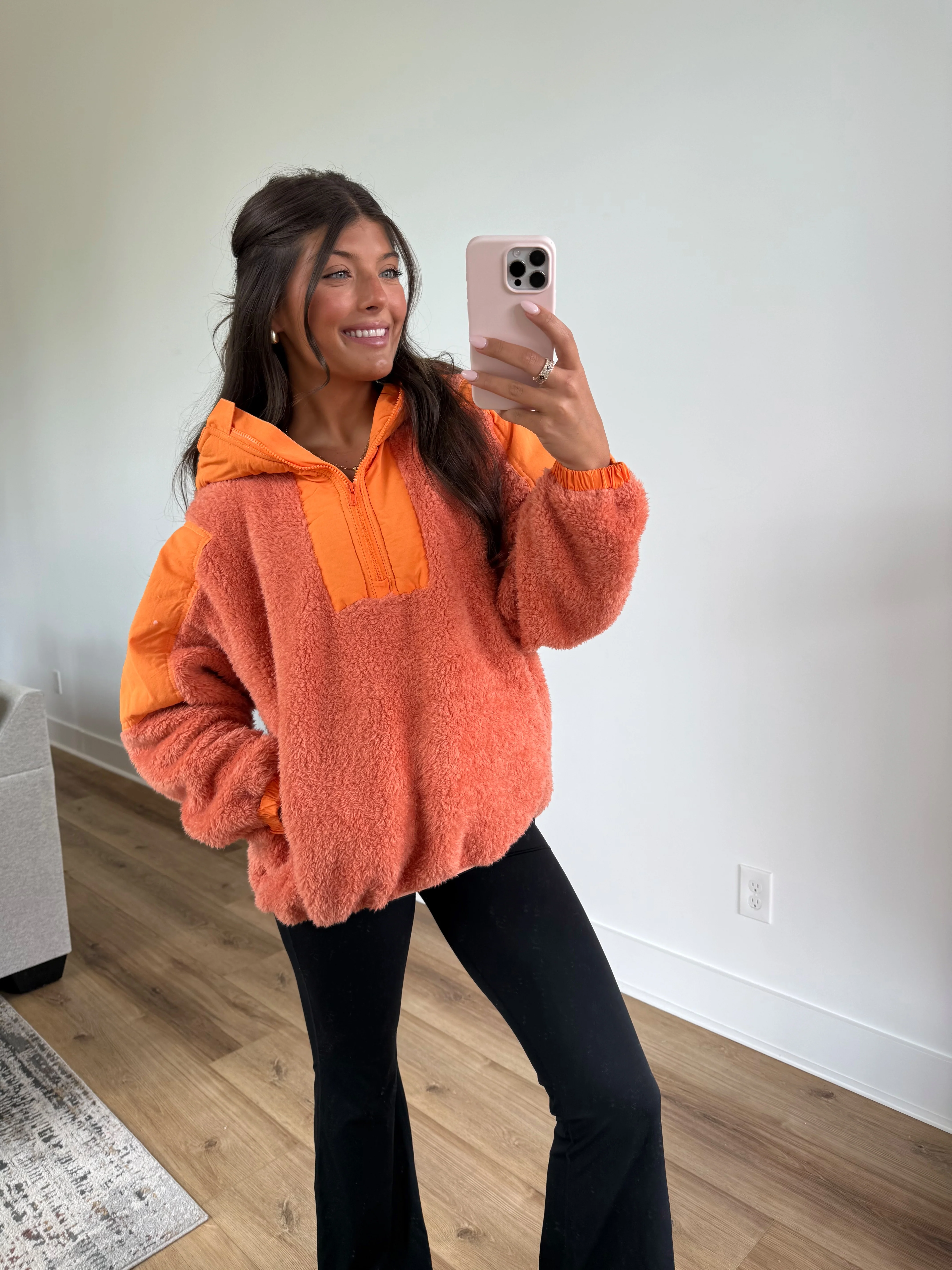 Snuggle Up Sherpa (Orange) - Image 4