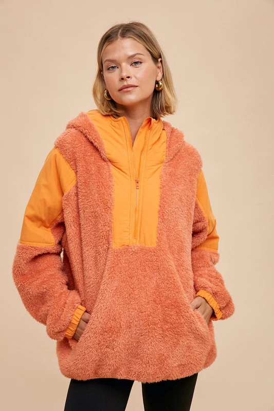 Snuggle Up Sherpa (Orange) - Image 7
