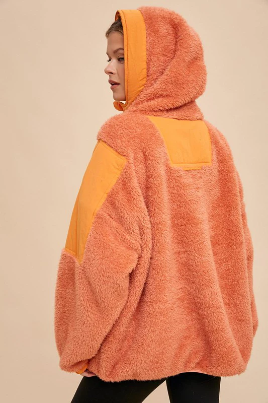 Snuggle Up Sherpa (Orange) - Image 8