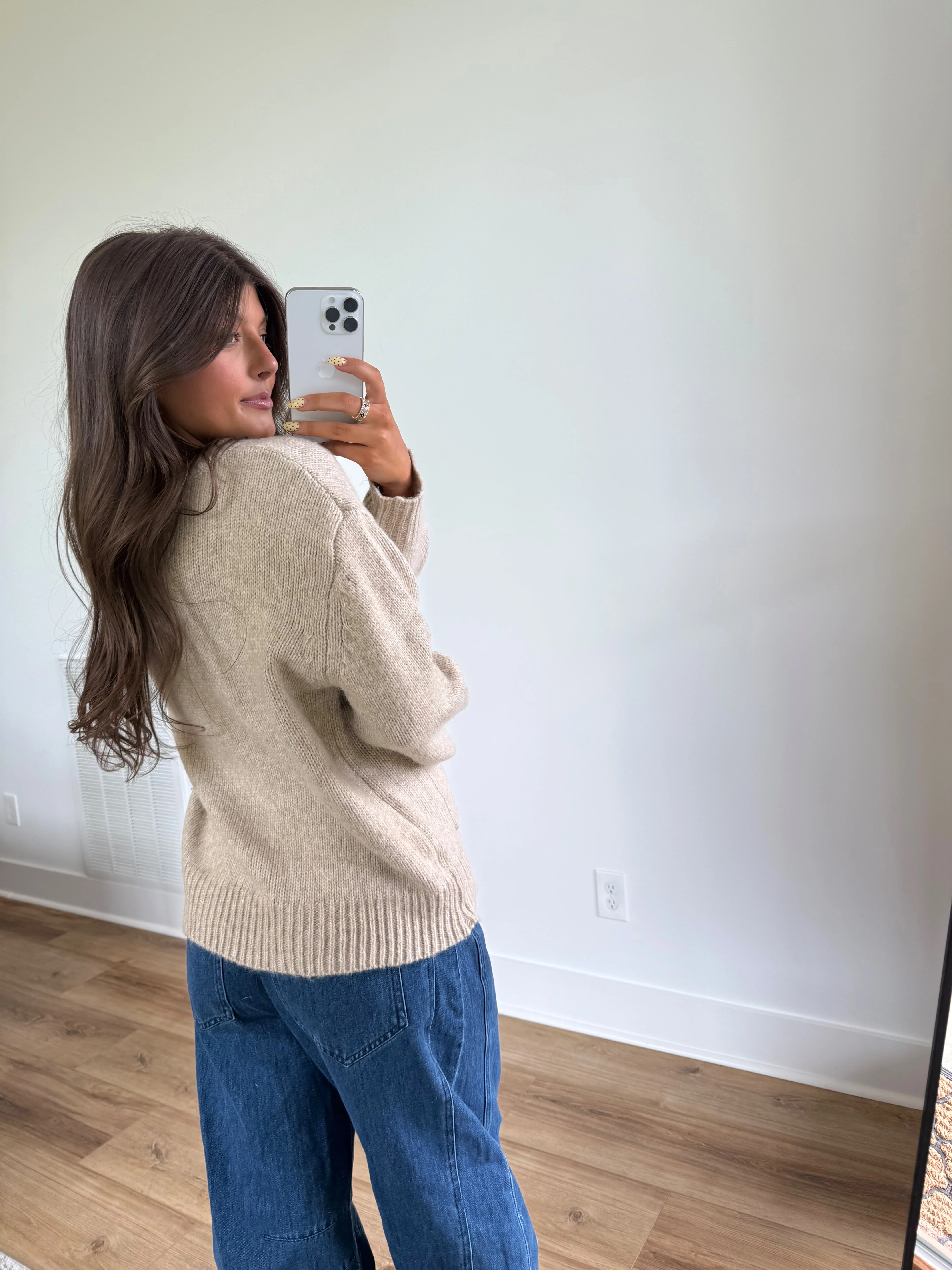 Snuggle Up Sweater (Cream) - Image 4