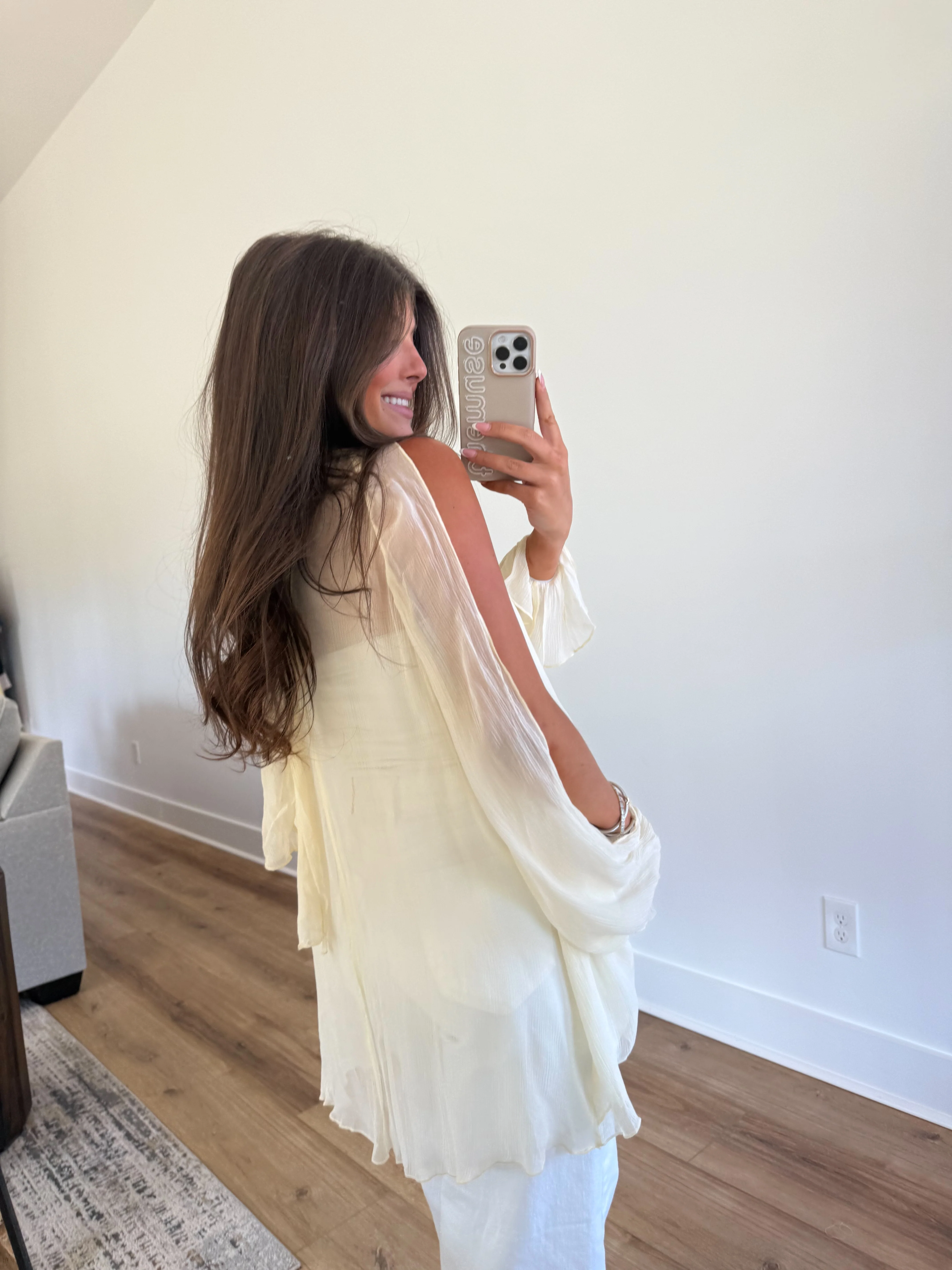 Soft Wrap Scarf Top - Image 3