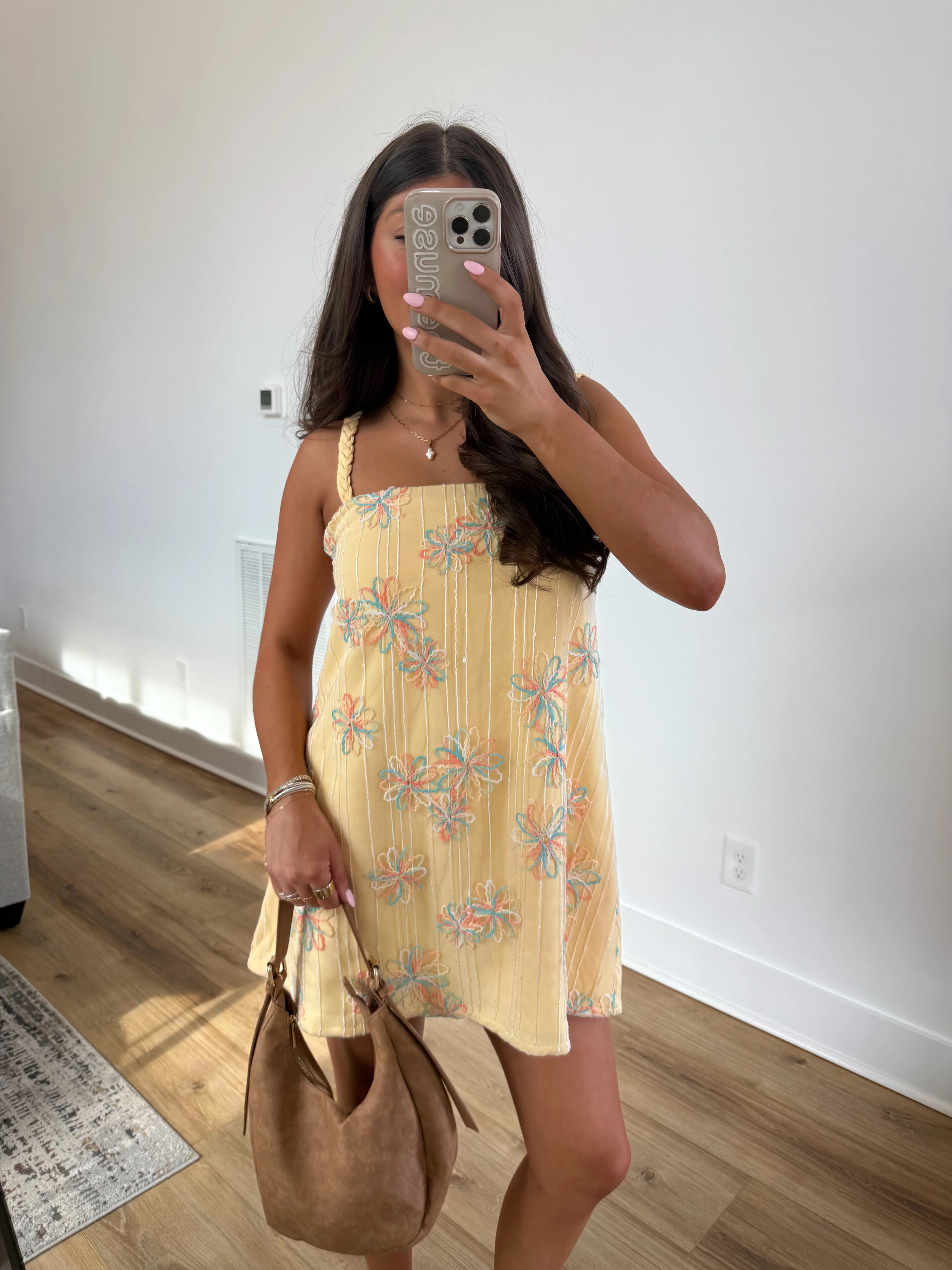 Spring Fling Babydoll Dress (Yellow)(Restock) - Image 5