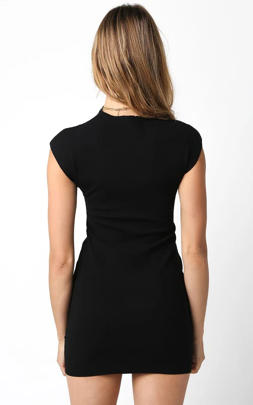 Staple Black Mini Dress - Image 8
