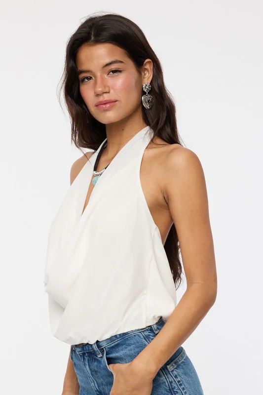 Staple Halter Top (White) - Image 8