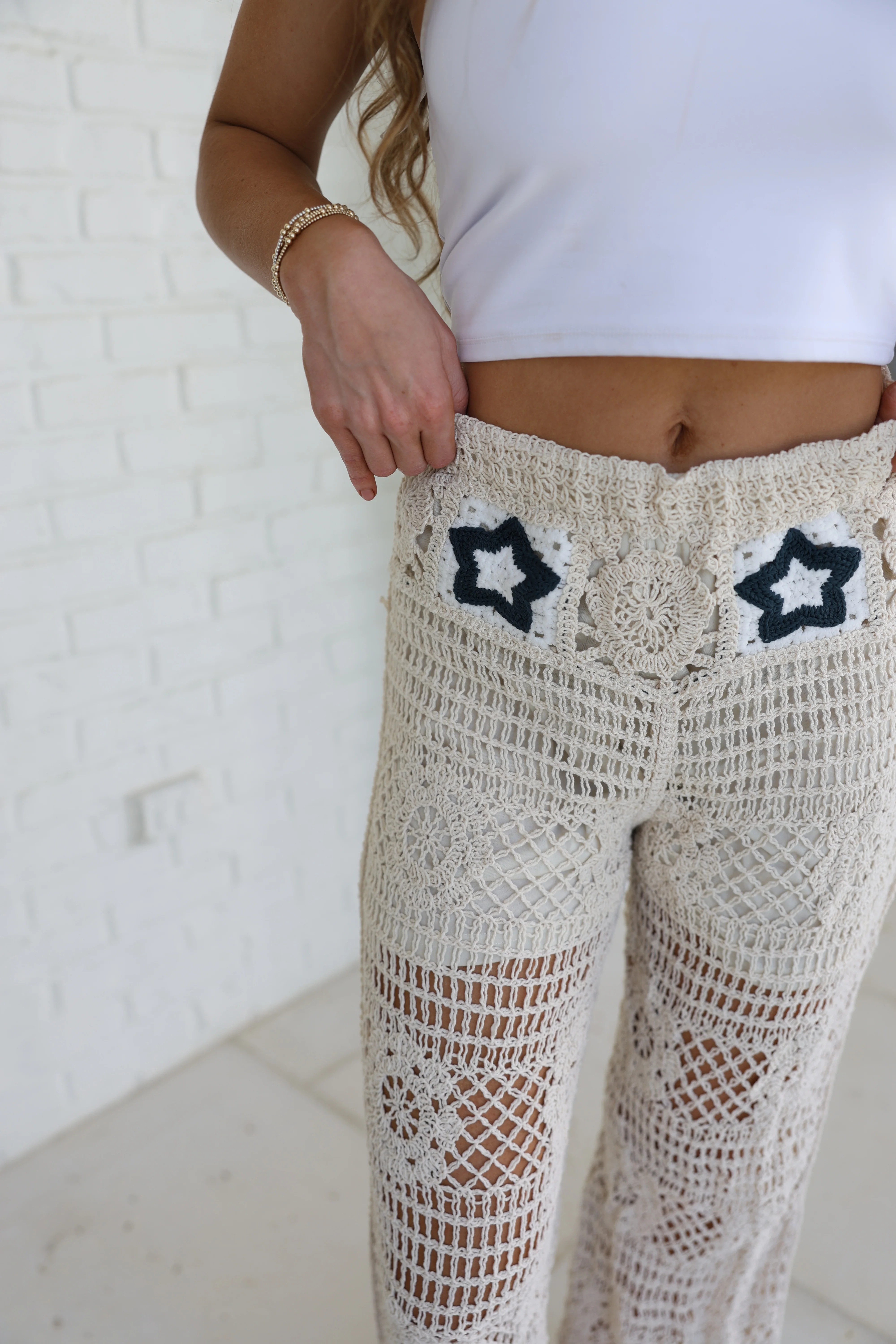 Star Crochet Pants - Image 5