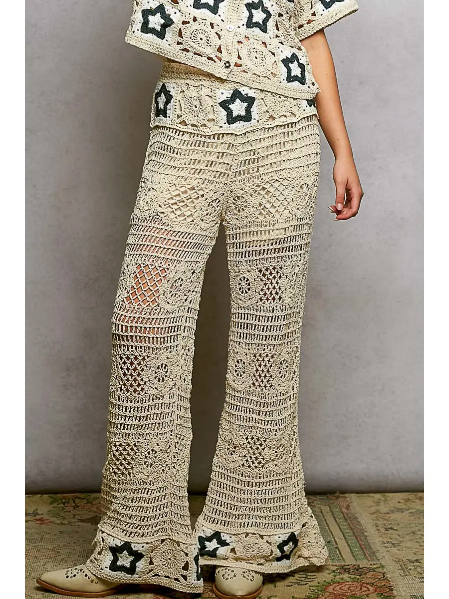 Star Crochet Pants - Image 6