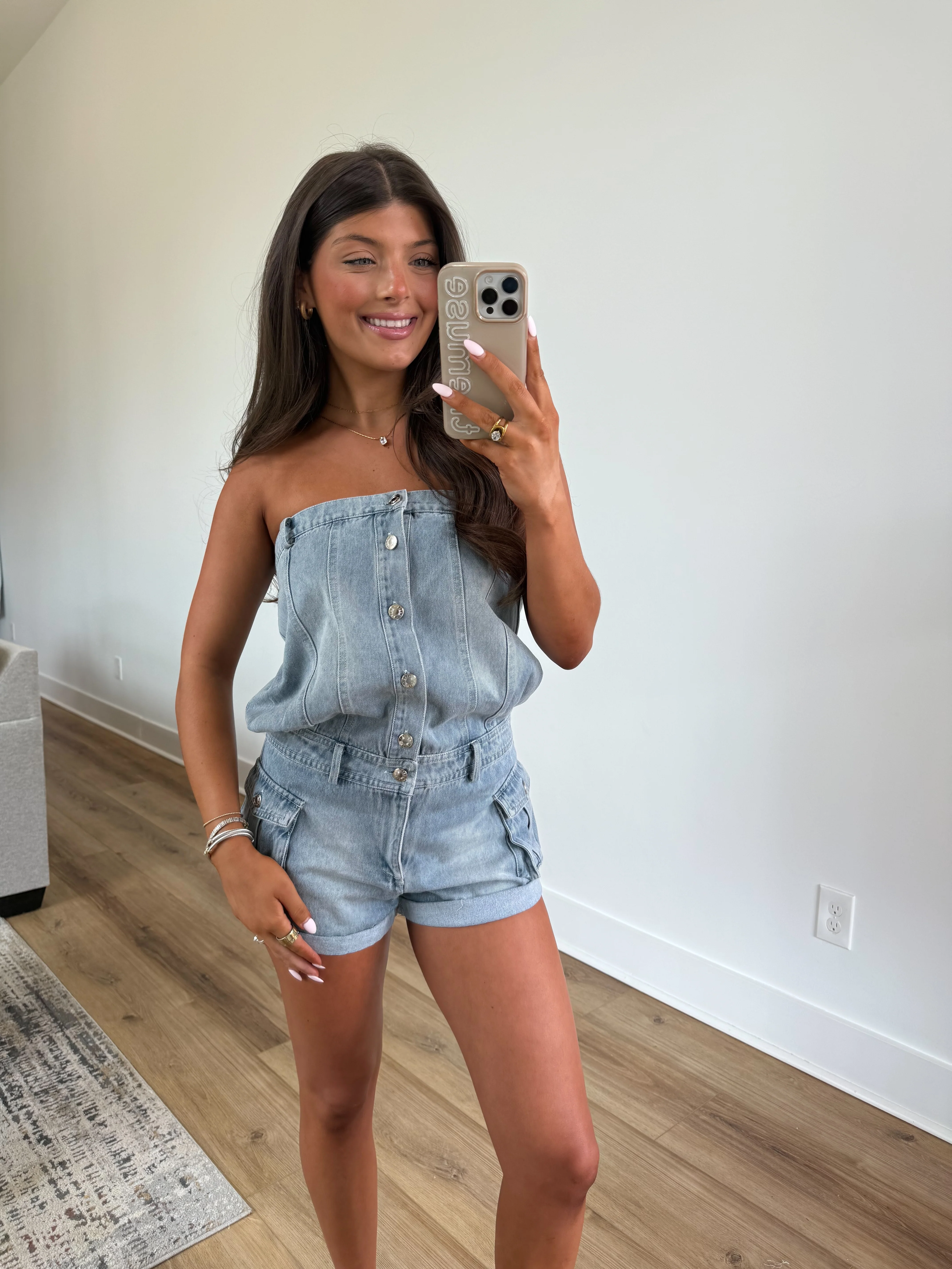 Strapless Slouch Romper - Image 2