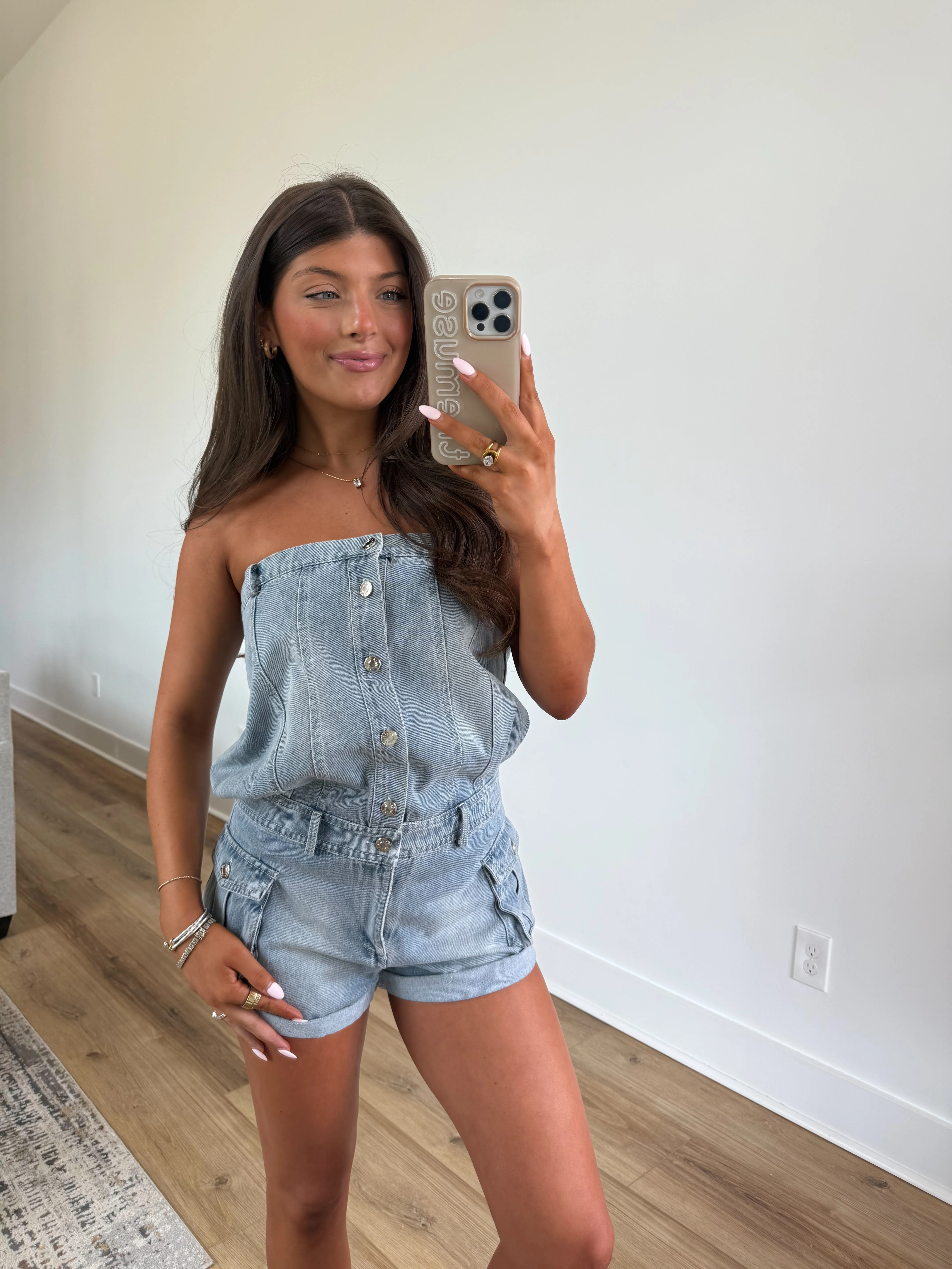 Strapless Slouch Romper - Image 5