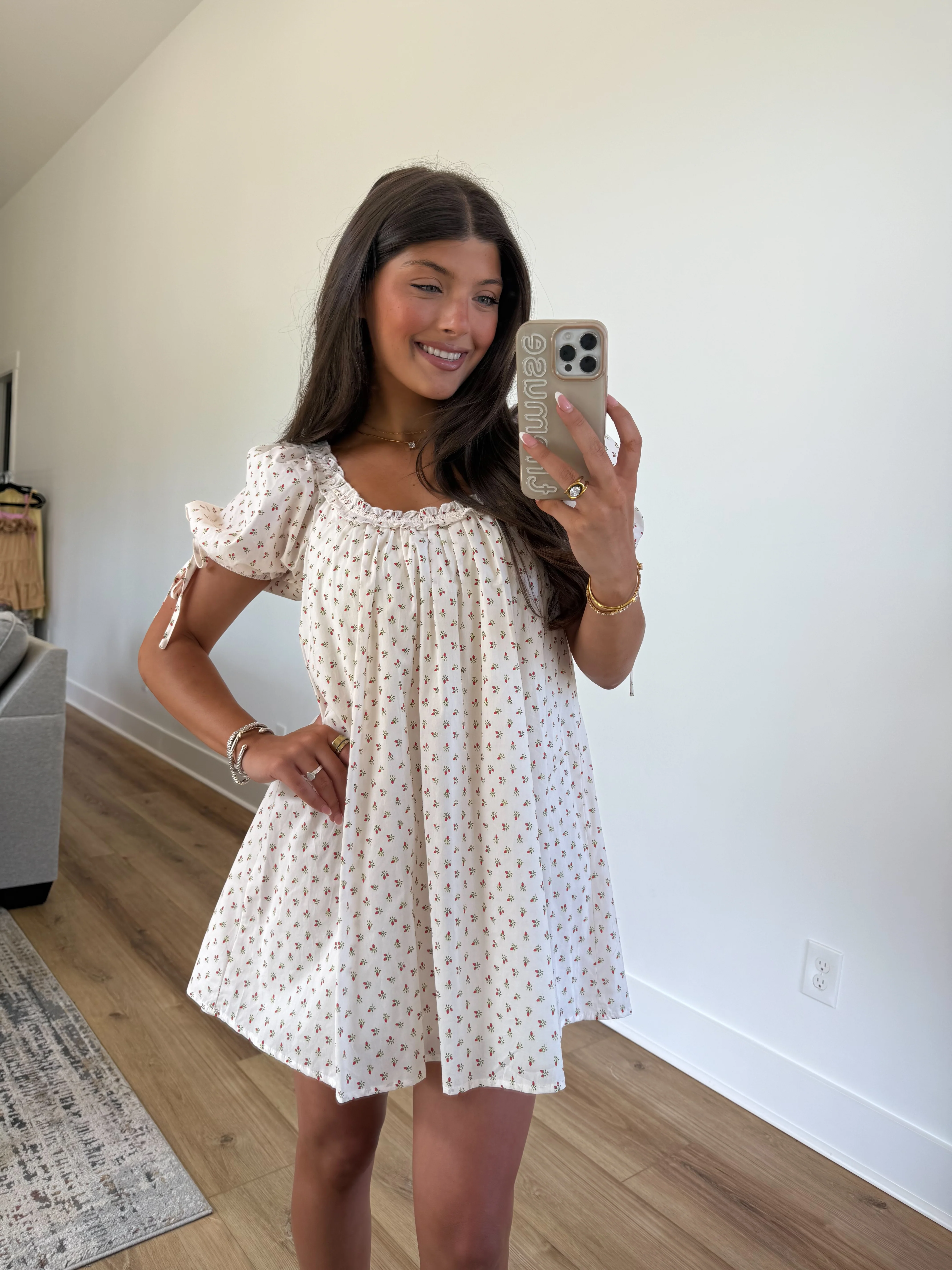 Strawberry Babydoll Dress (Restock) - Image 2
