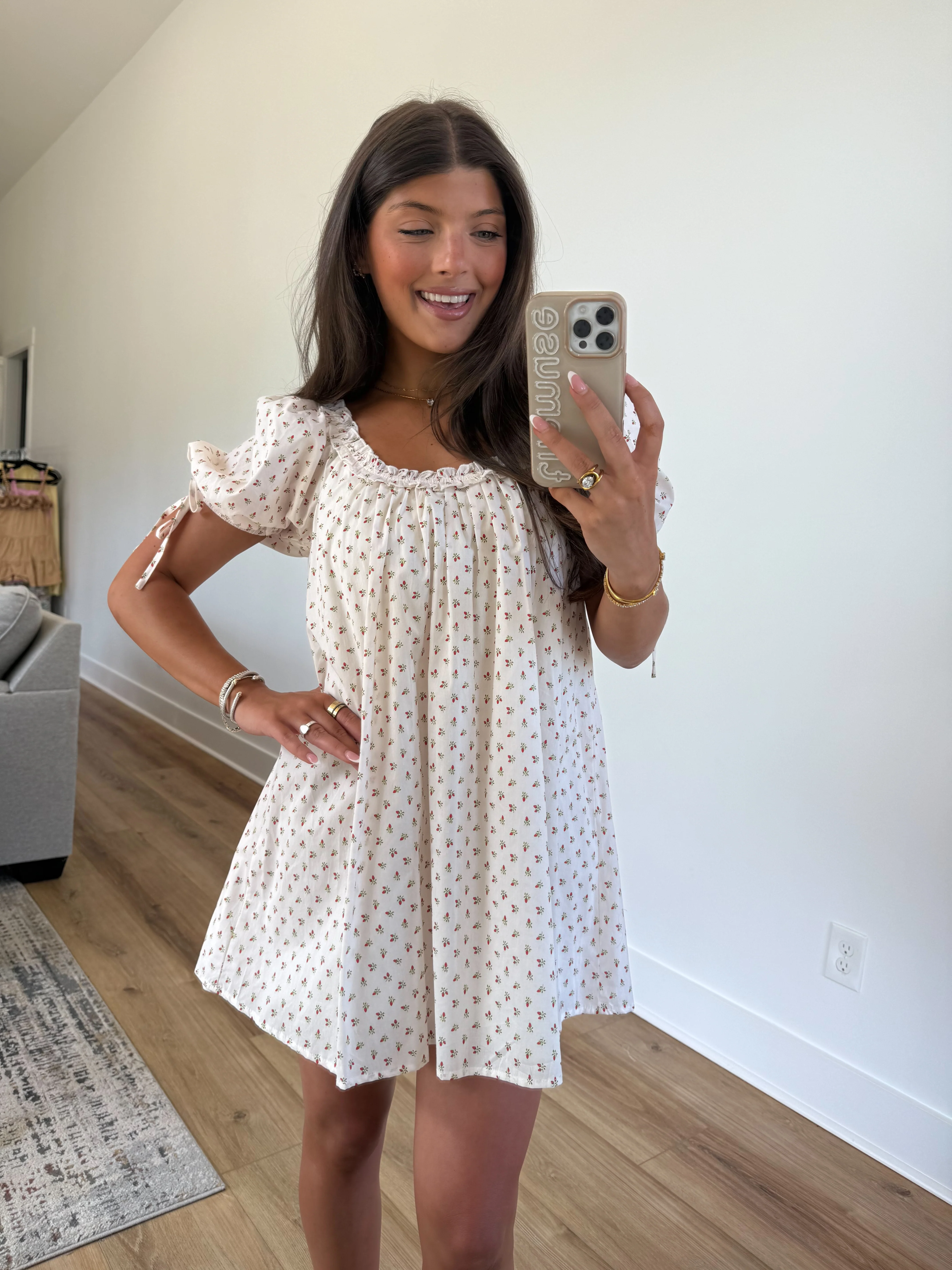 Strawberry Babydoll Dress (Restock) - Image 6
