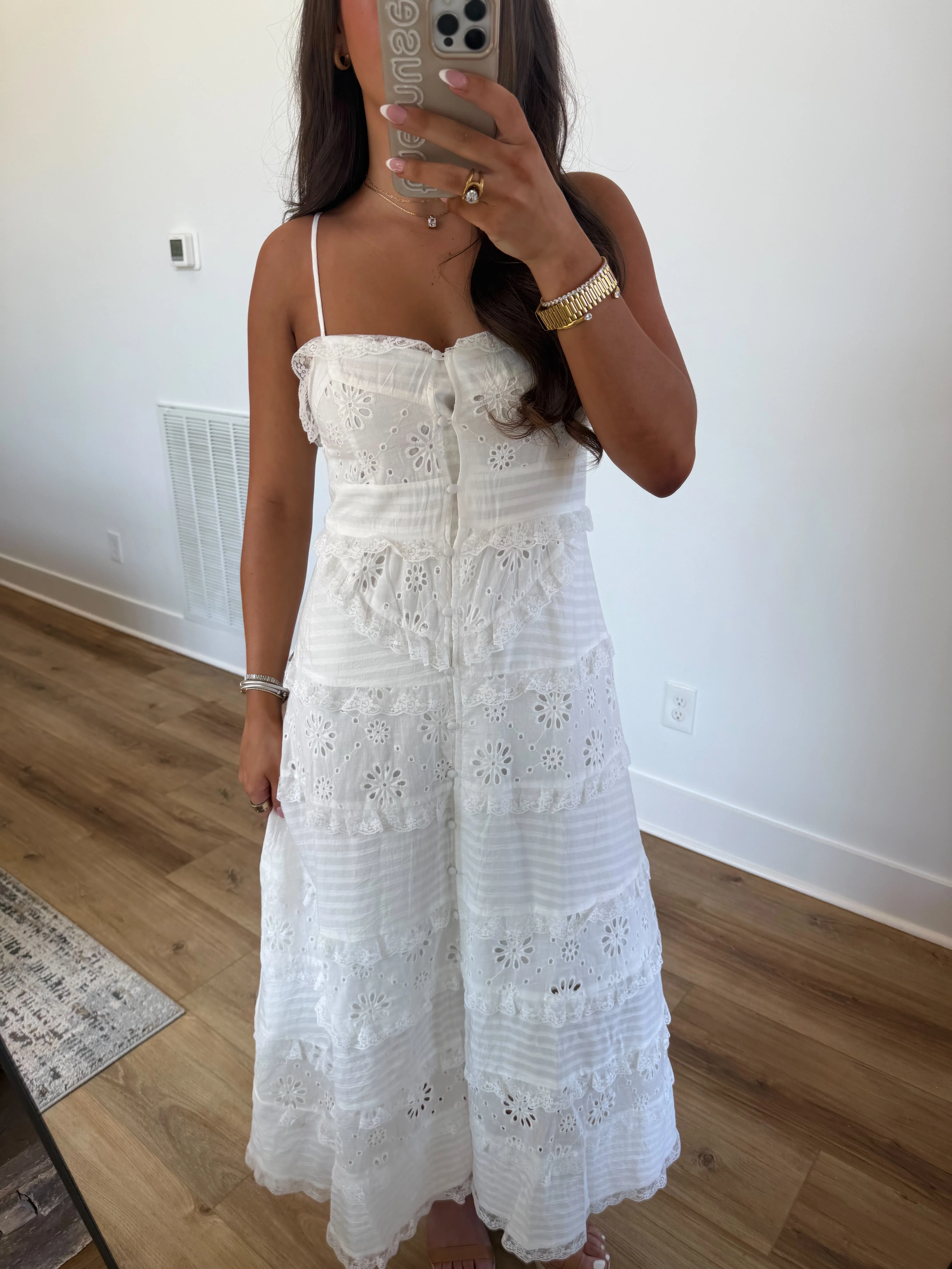 Stunning Eyelet Midi - Image 2