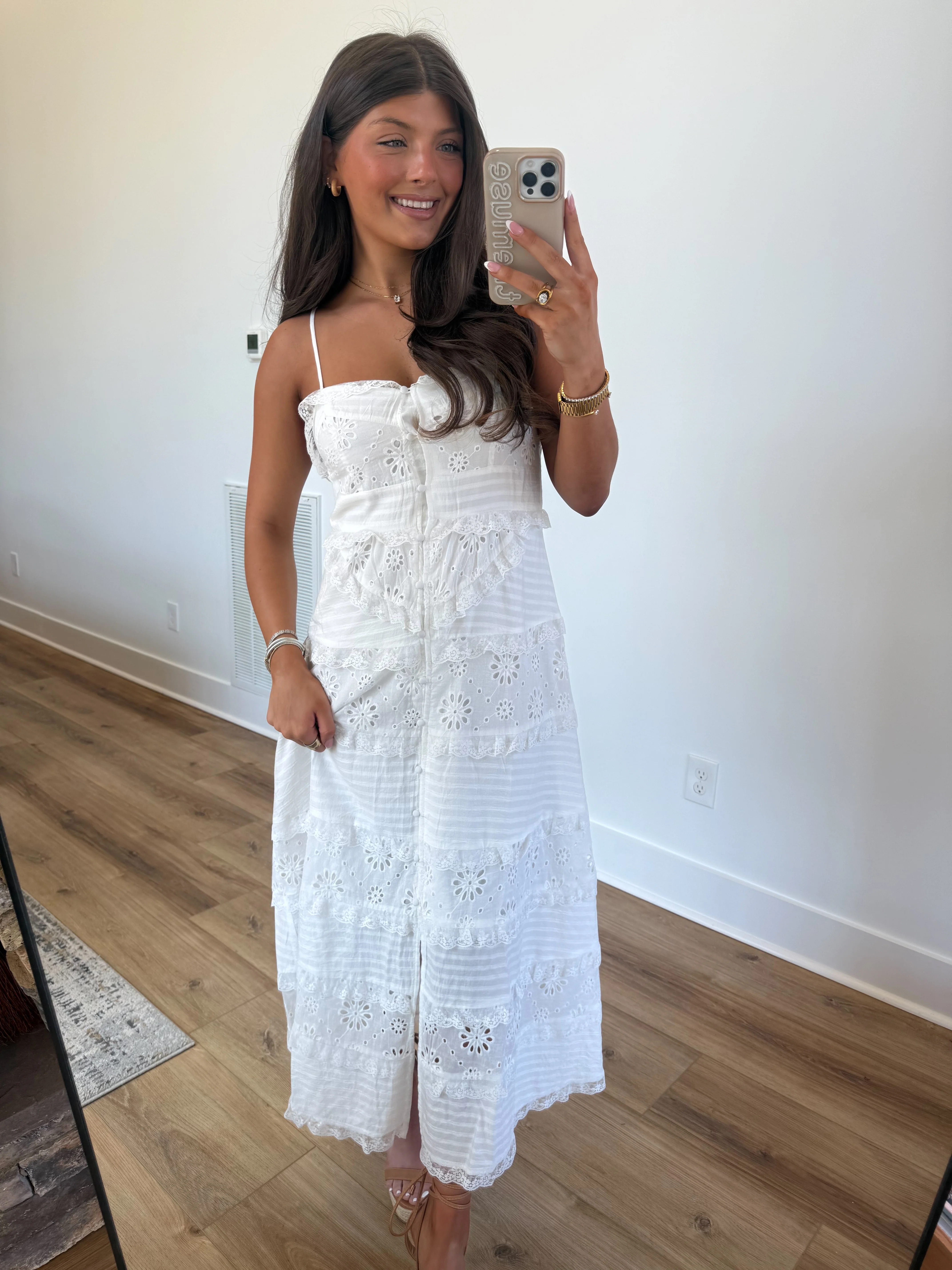 Stunning Eyelet Midi - Image 6