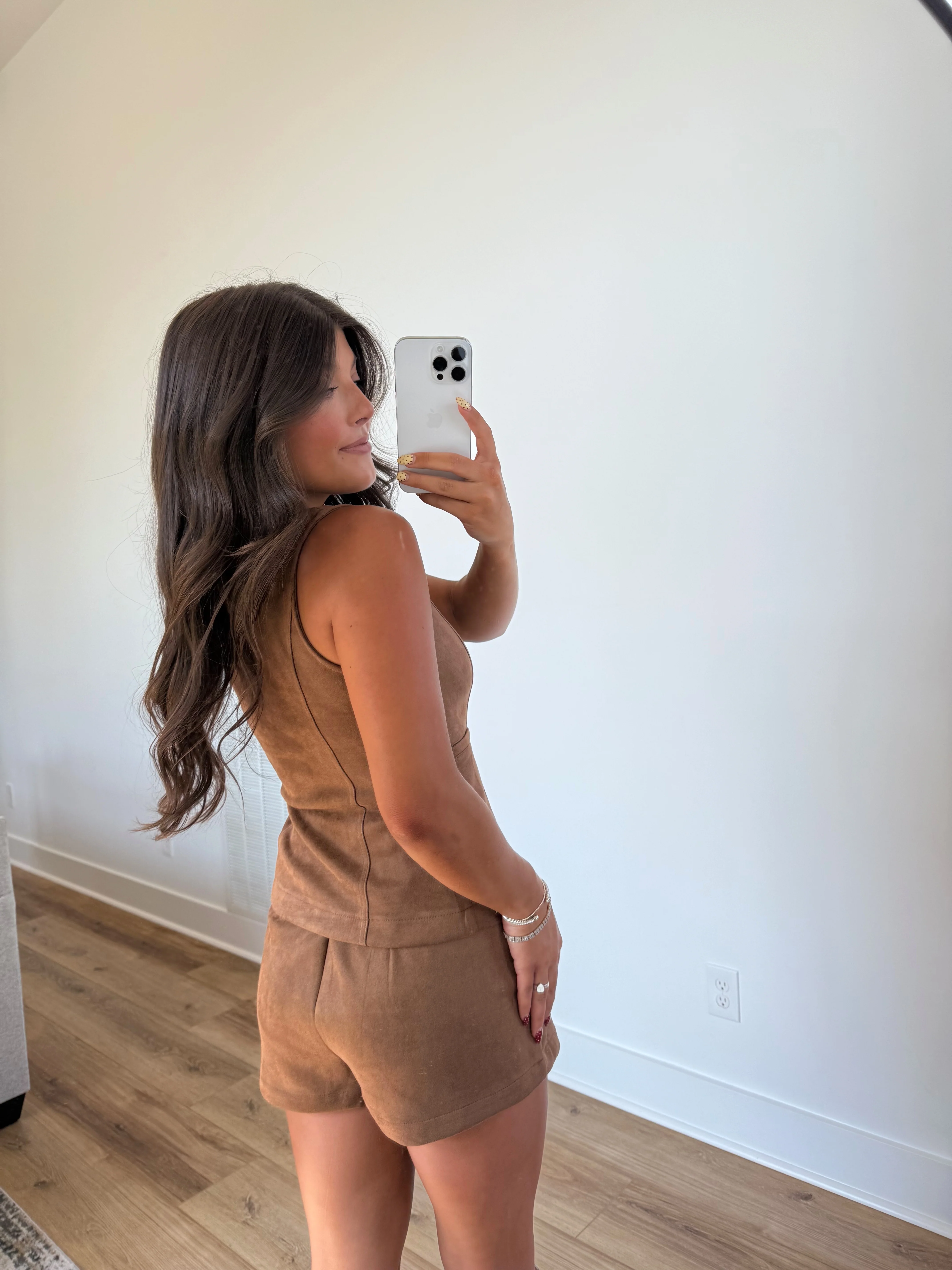 Suede Shorts Set - Image 5