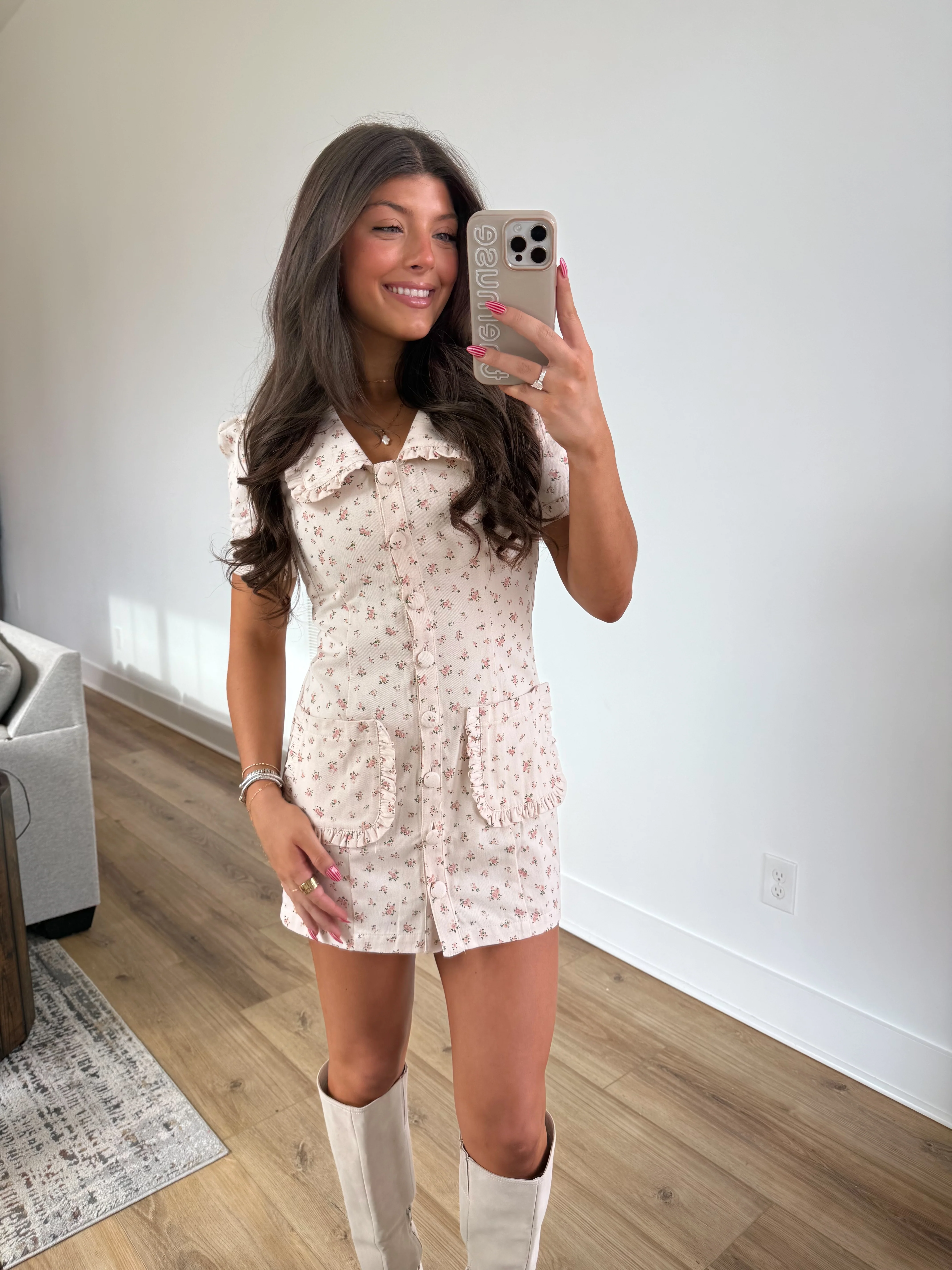 Summer Rose Mini Dress - Image 3