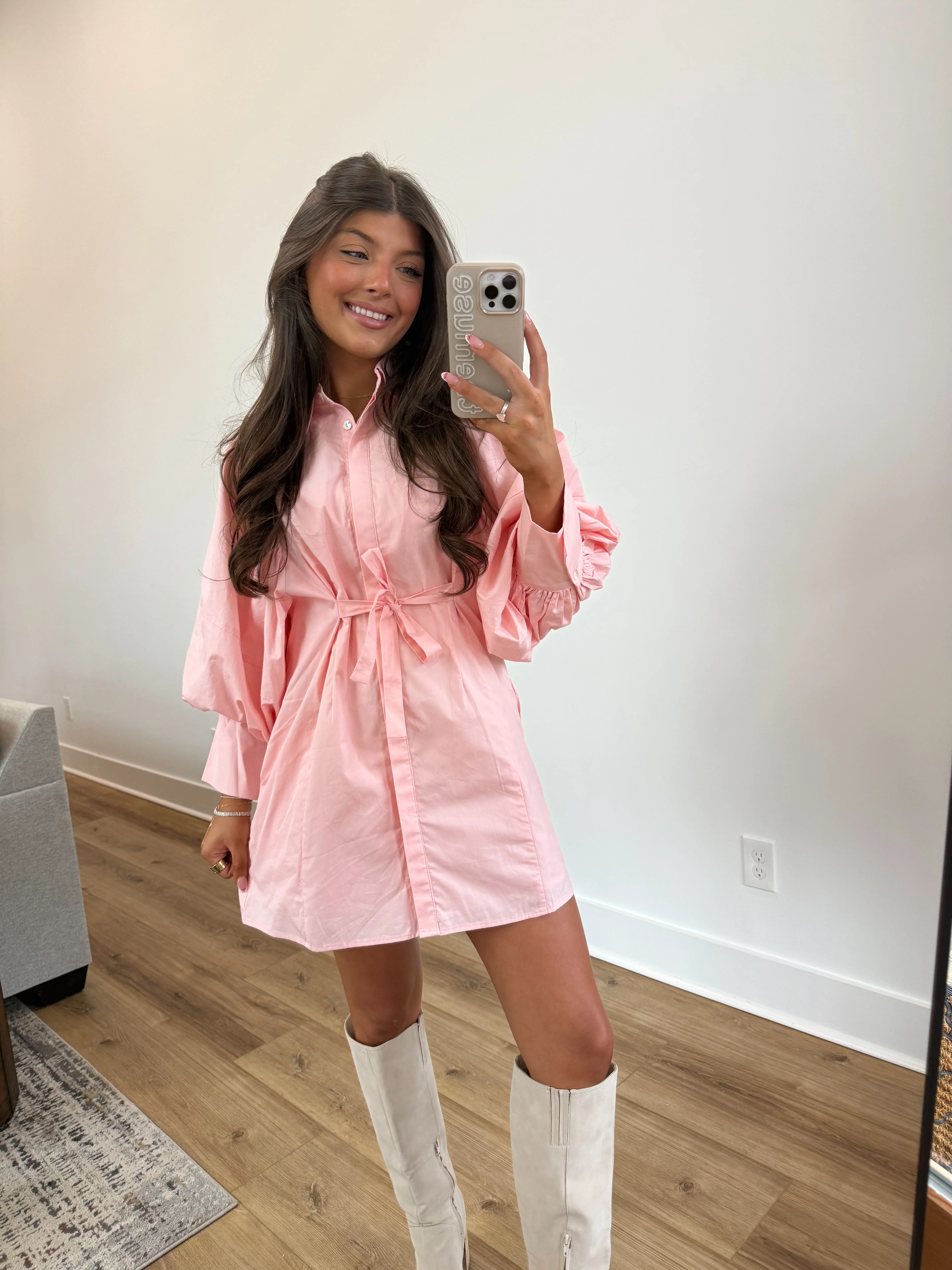 Sunday Morning Dress (Ballet Pink) - Image 5