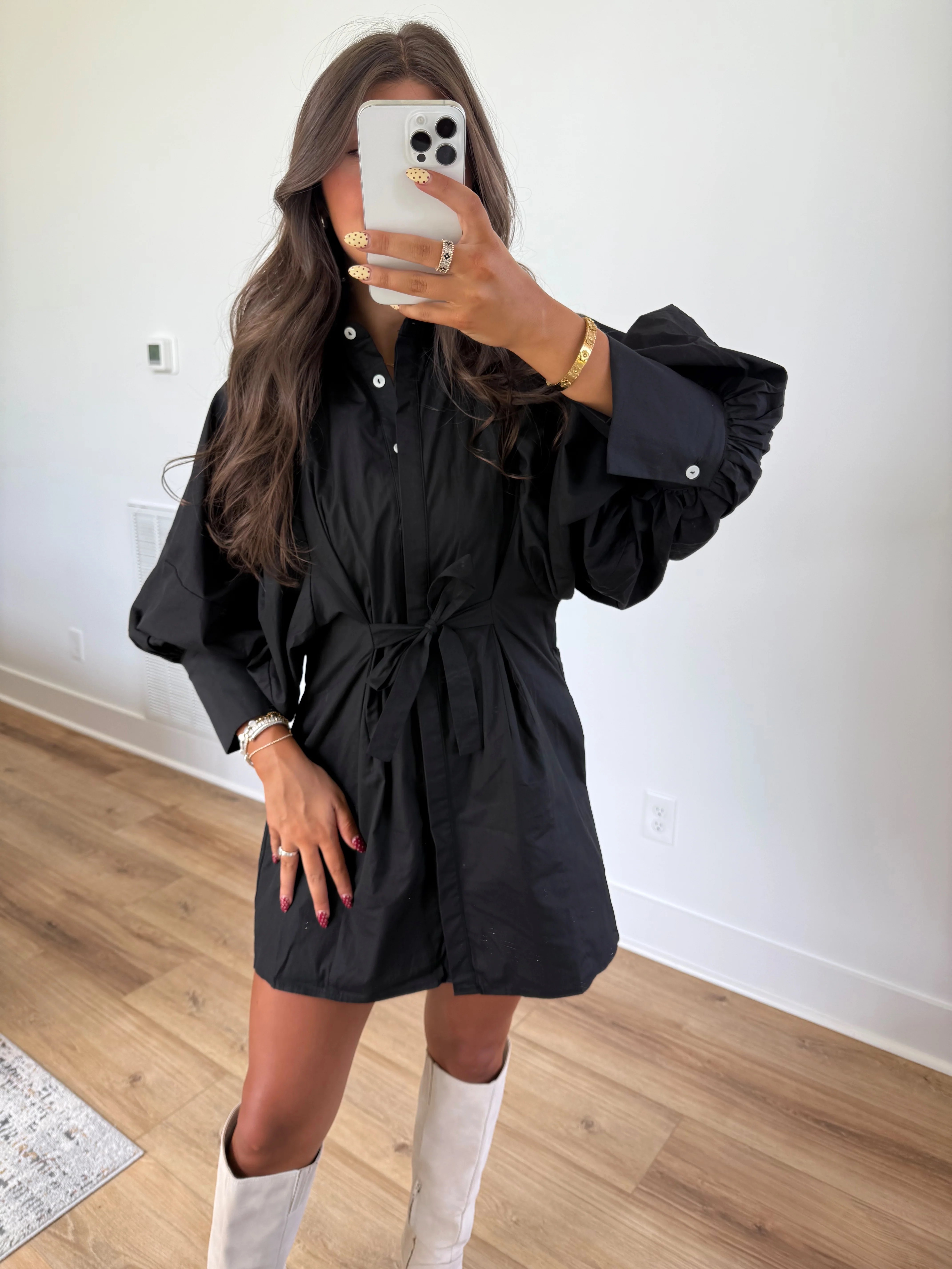 Sunday Morning Dress (Black) - Image 2