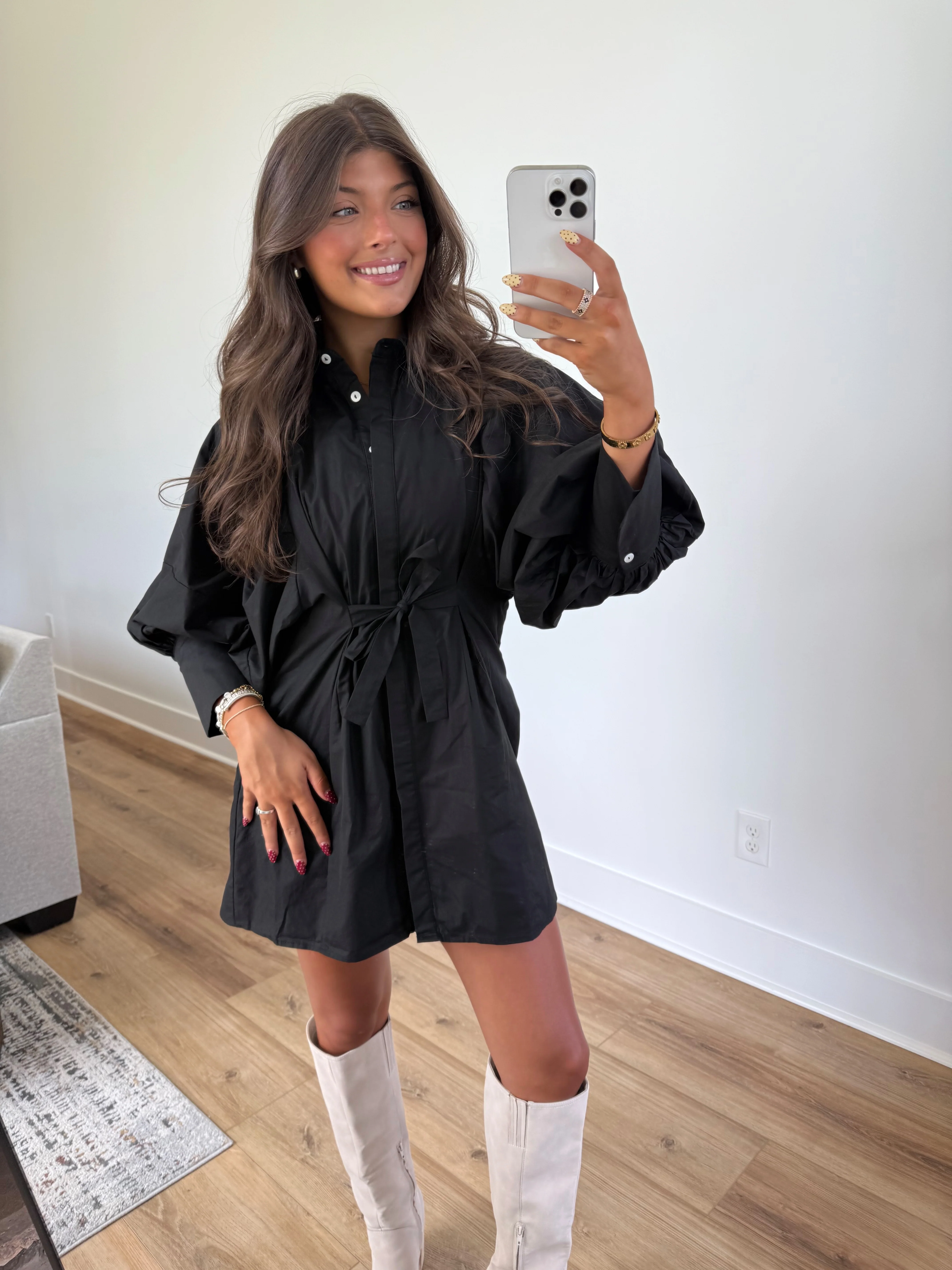 Sunday Morning Dress (Black) - Image 4