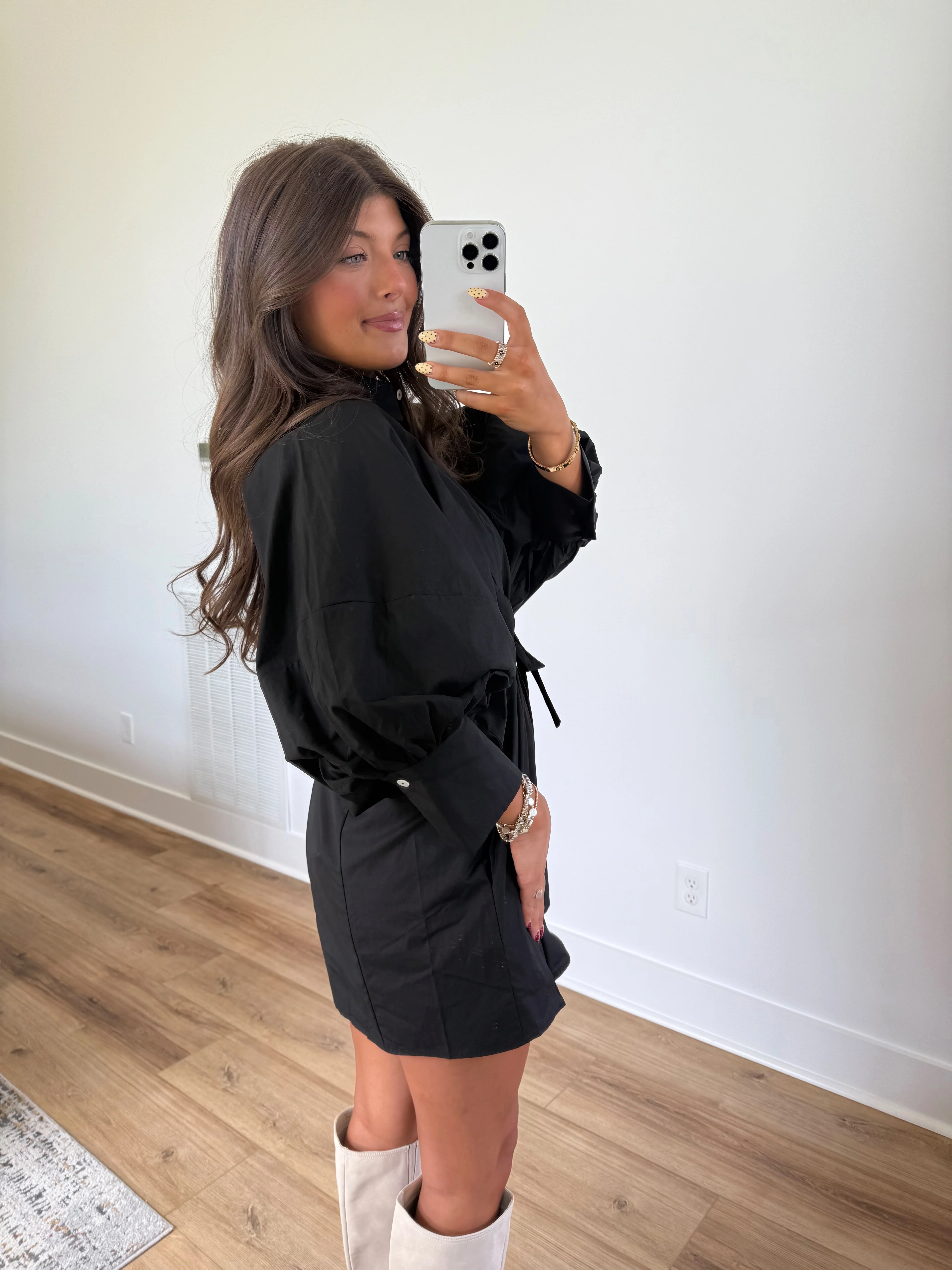 Sunday Morning Dress (Black) - Image 5