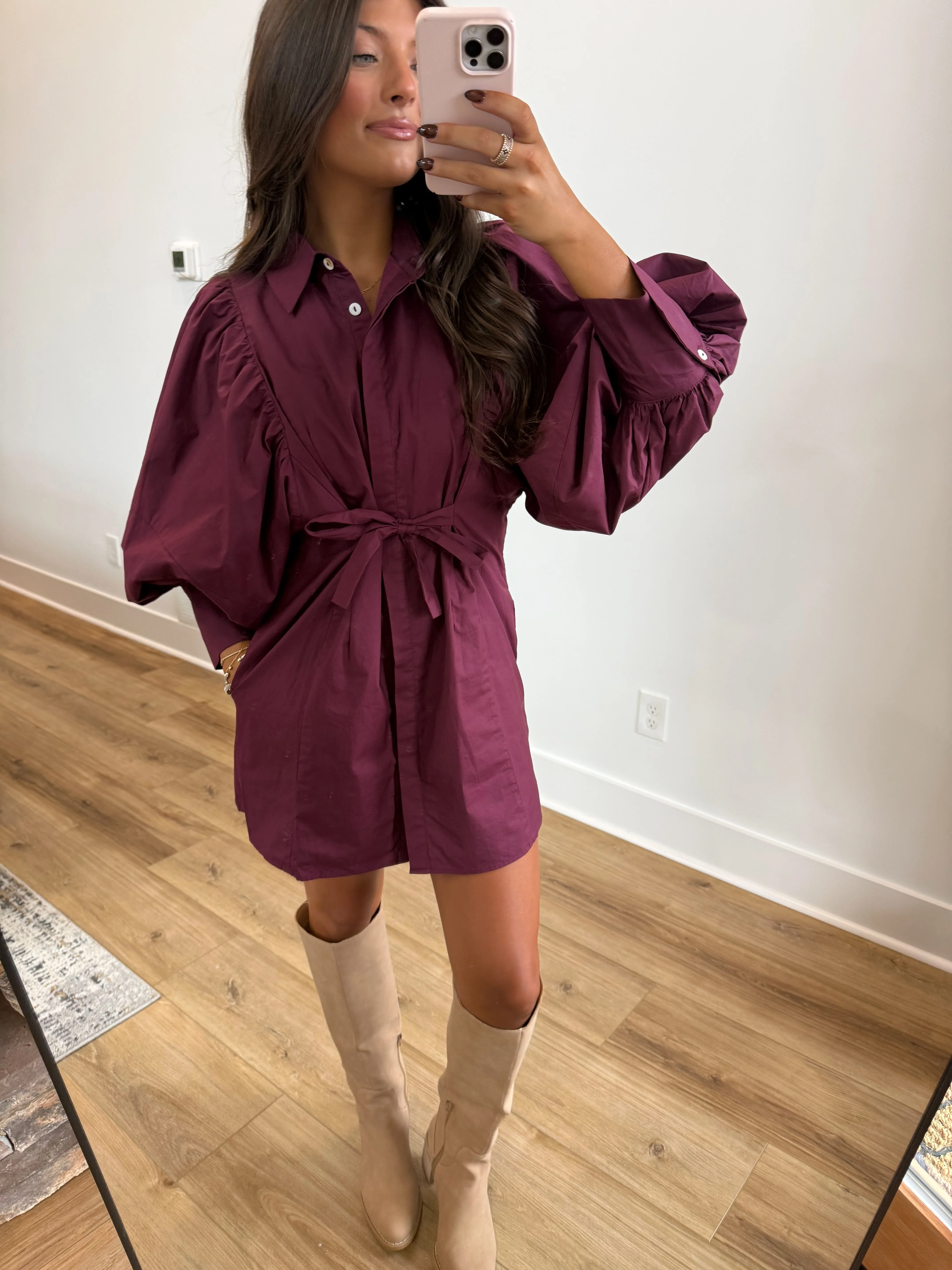 Sunday Morning Dress (Plum) - Image 5