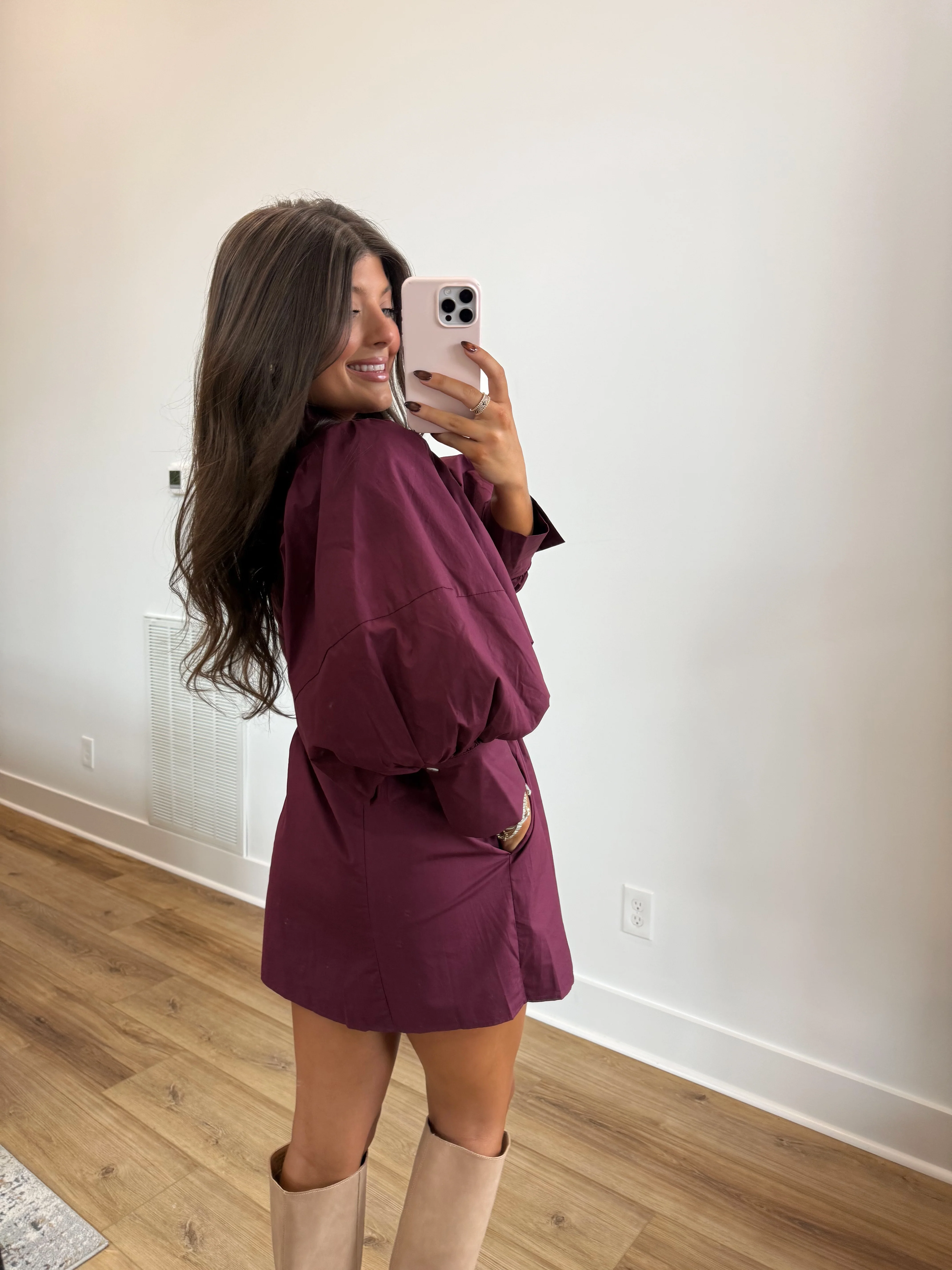 Sunday Morning Dress (Plum) - Image 6