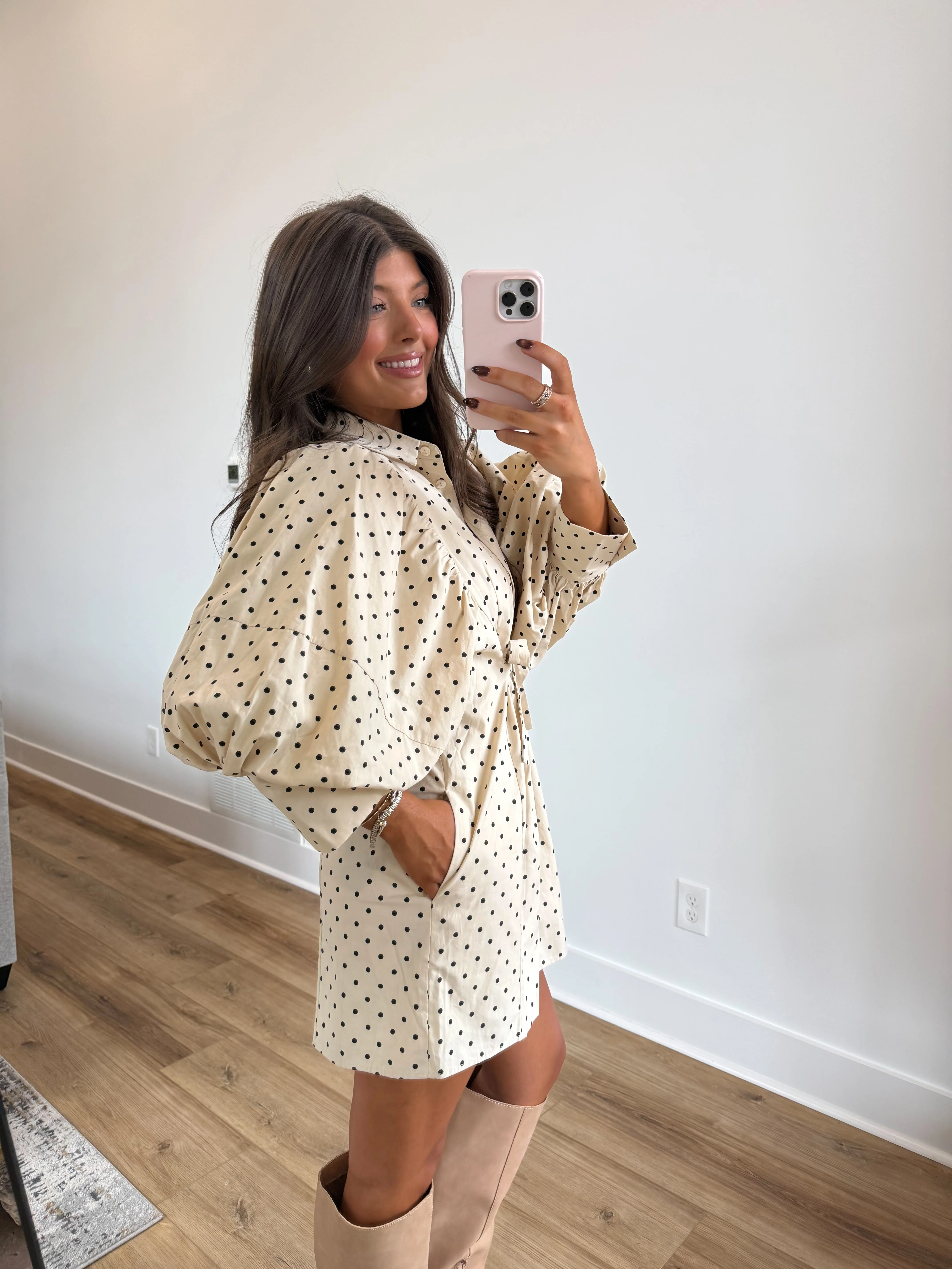 Sunday Morning Dress (Polka Dot) (Restock) - Image 3