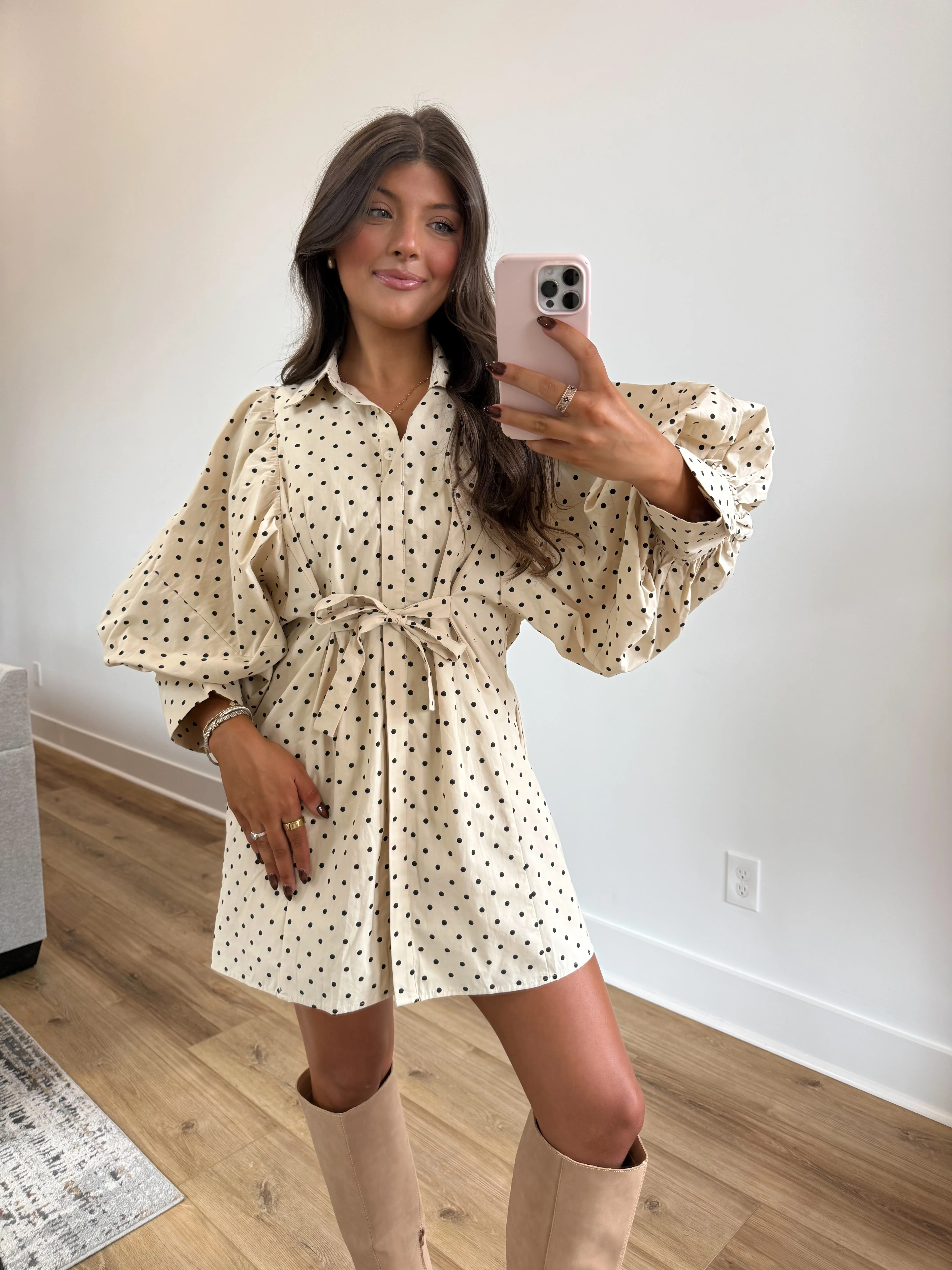 Sunday Morning Dress (Polka Dot) (Restock) - Image 5