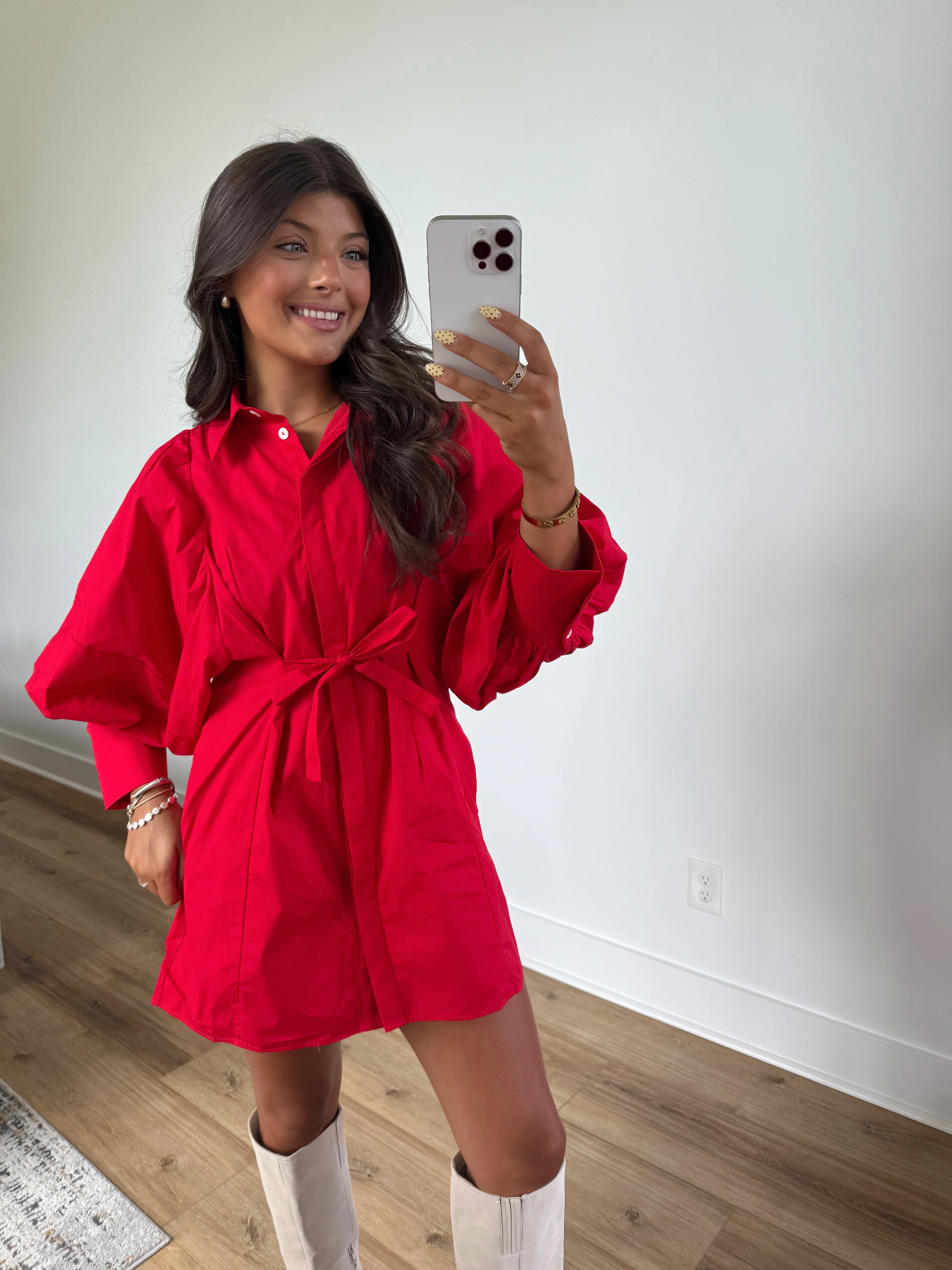 Sunday Morning Dress (Red) (Restock) - Image 2