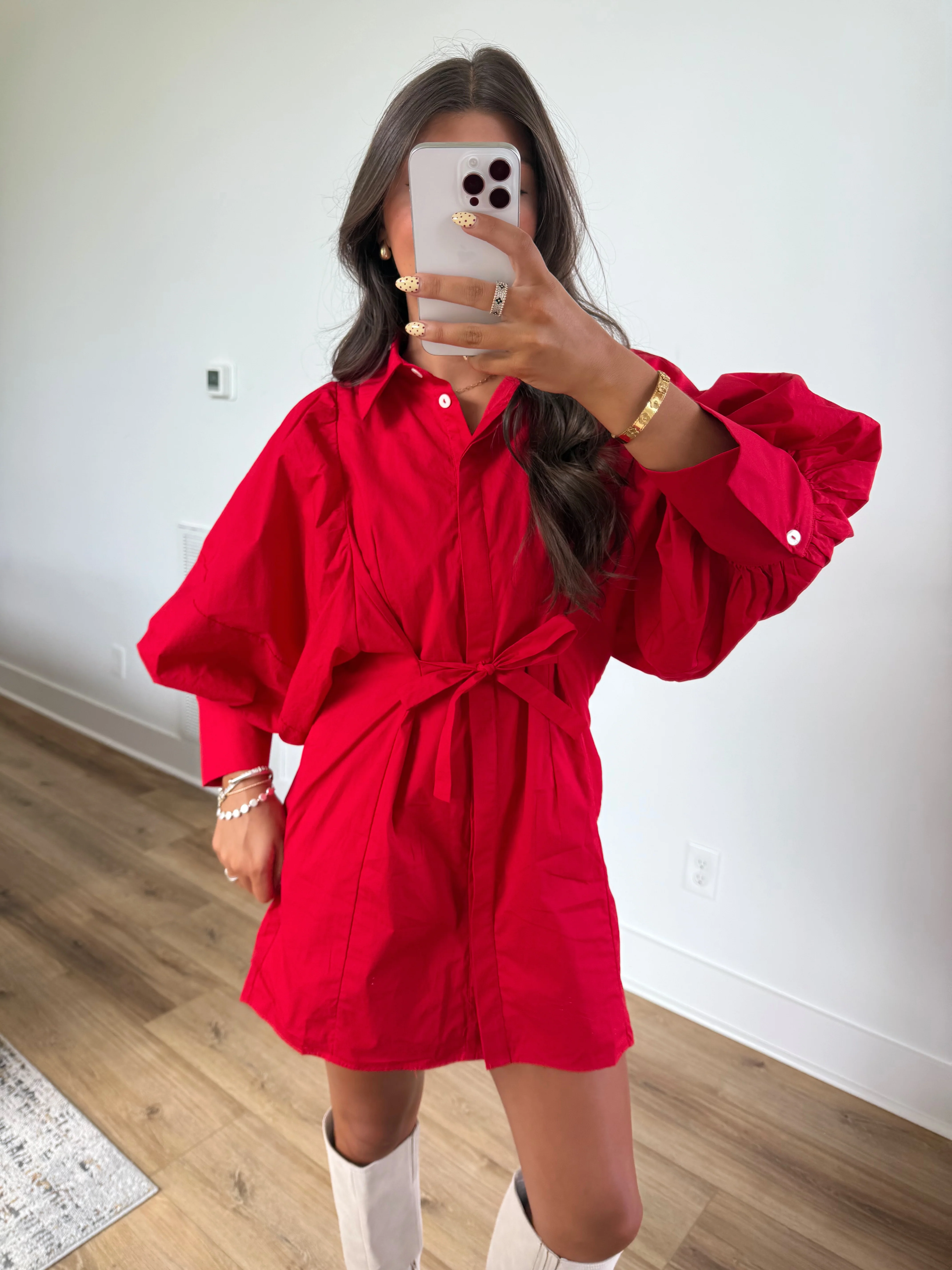 Sunday Morning Dress (Red) (Restock) - Image 3