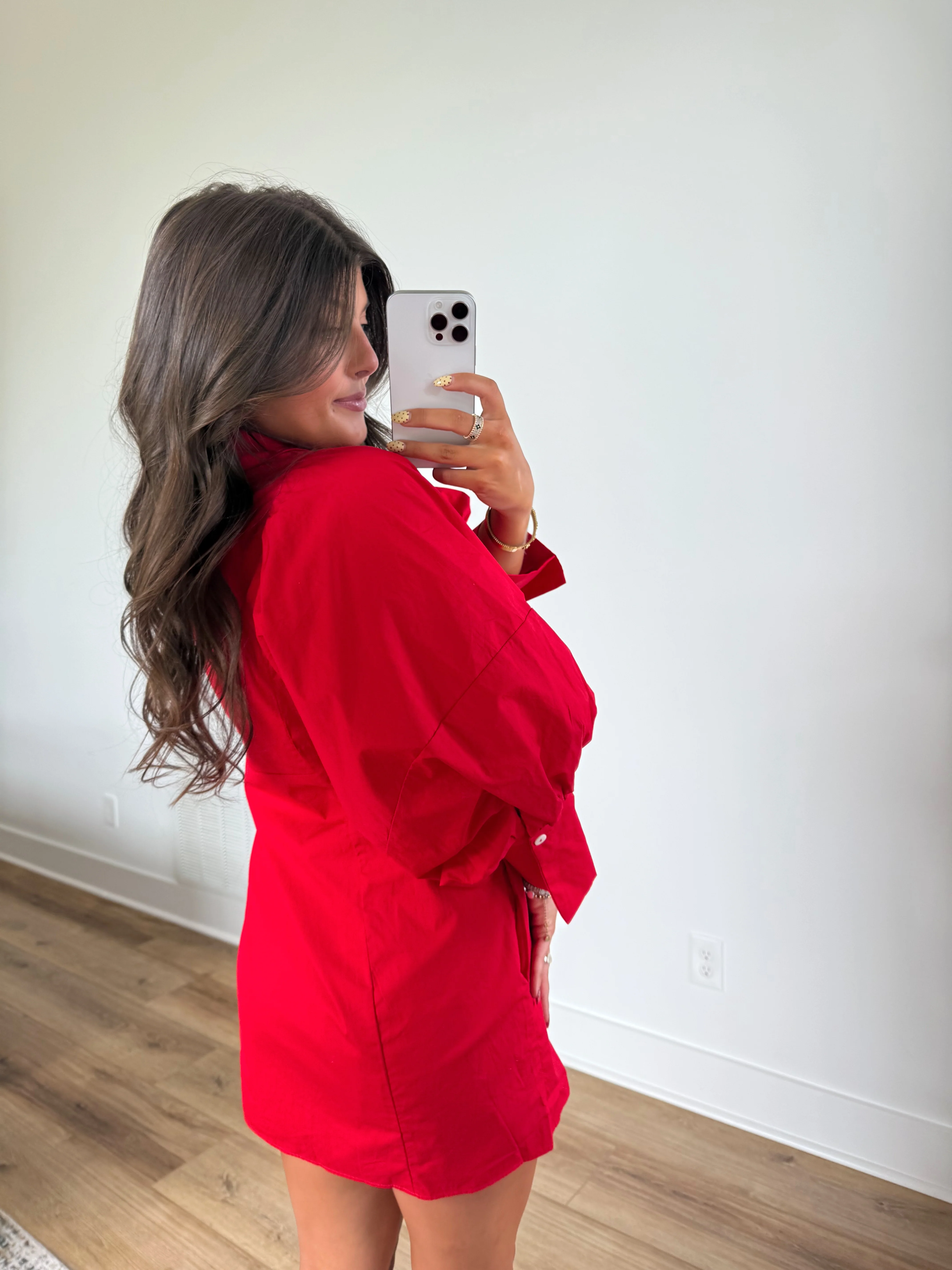 Sunday Morning Dress (Red) (Restock) - Image 4