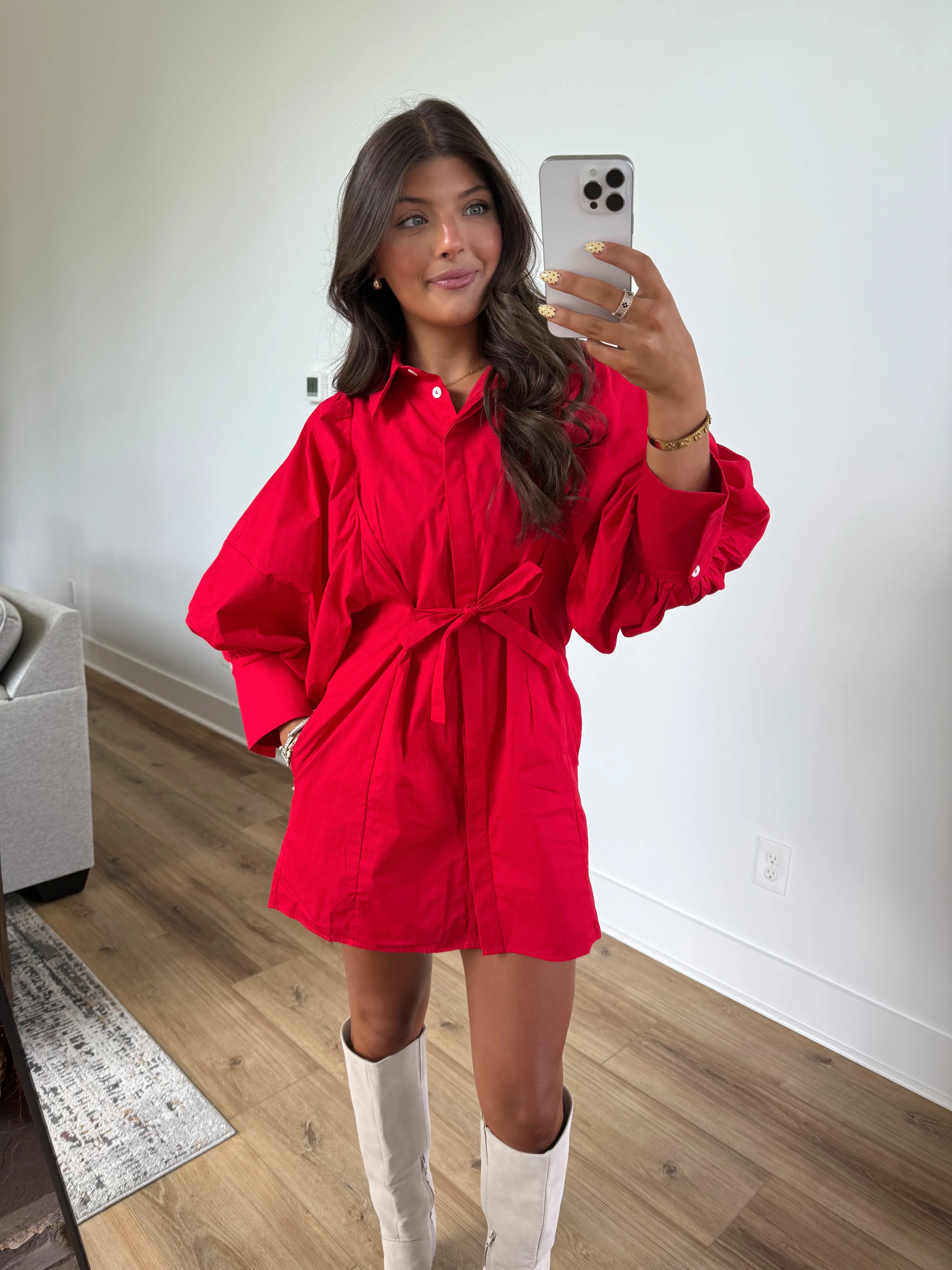 Sunday Morning Dress (Red) (Restock) - Image 5