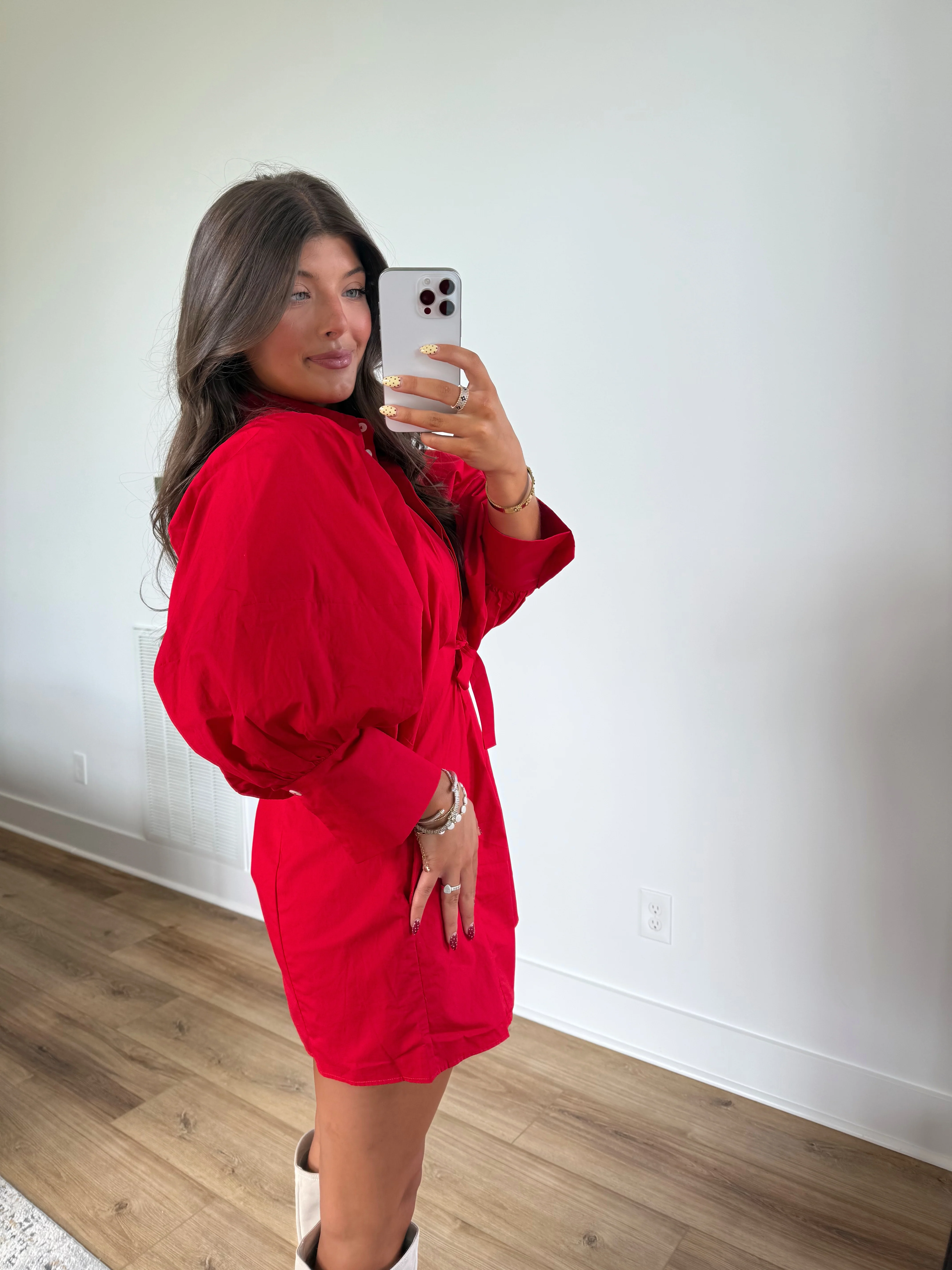 Sunday Morning Dress (Red) (Restock) - Image 6