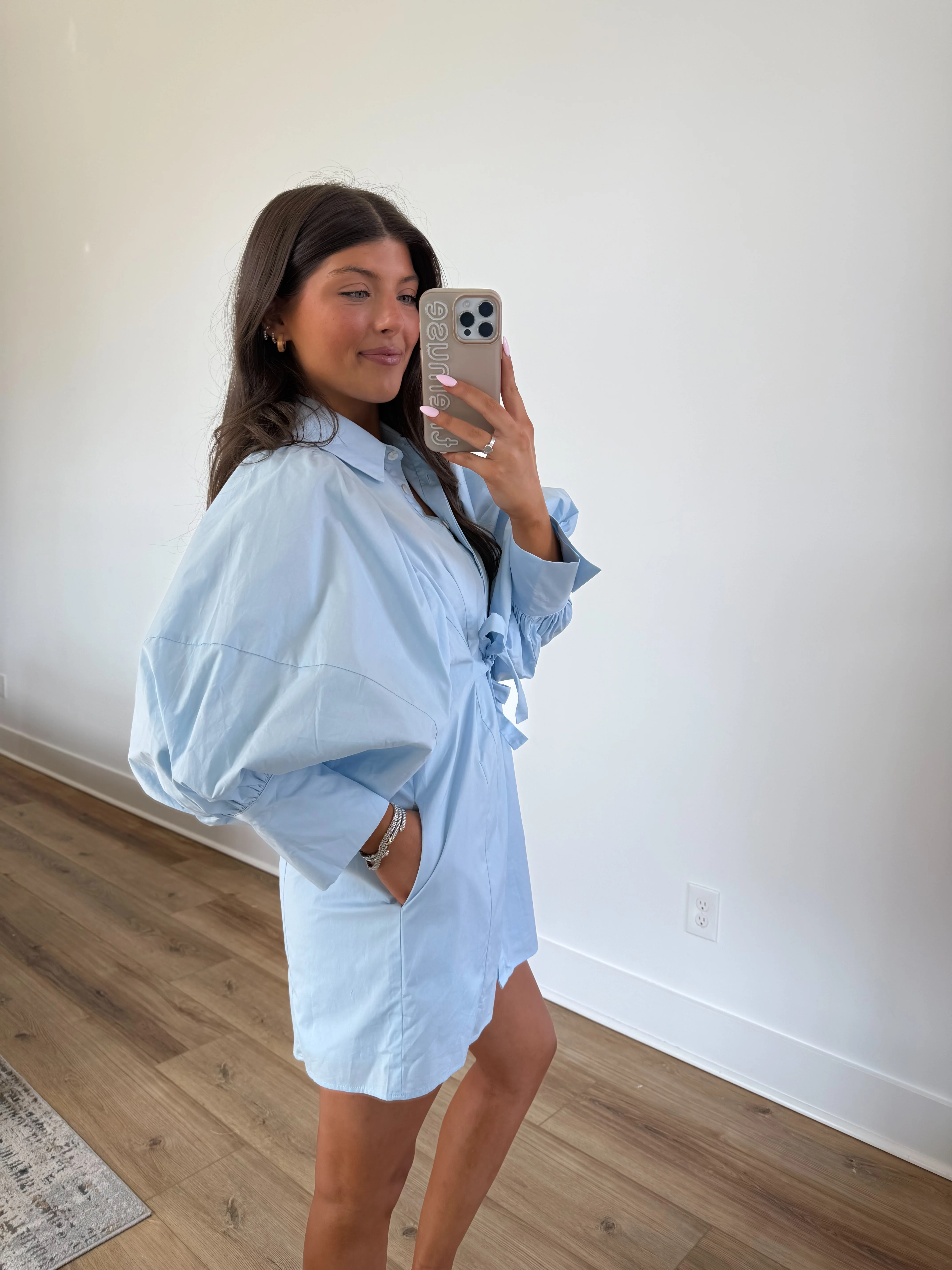 Sunday Morning Dress (Sky Blue) - Image 4