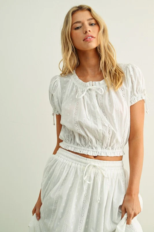 Sweet Eyelet Skirt Set - Image 10