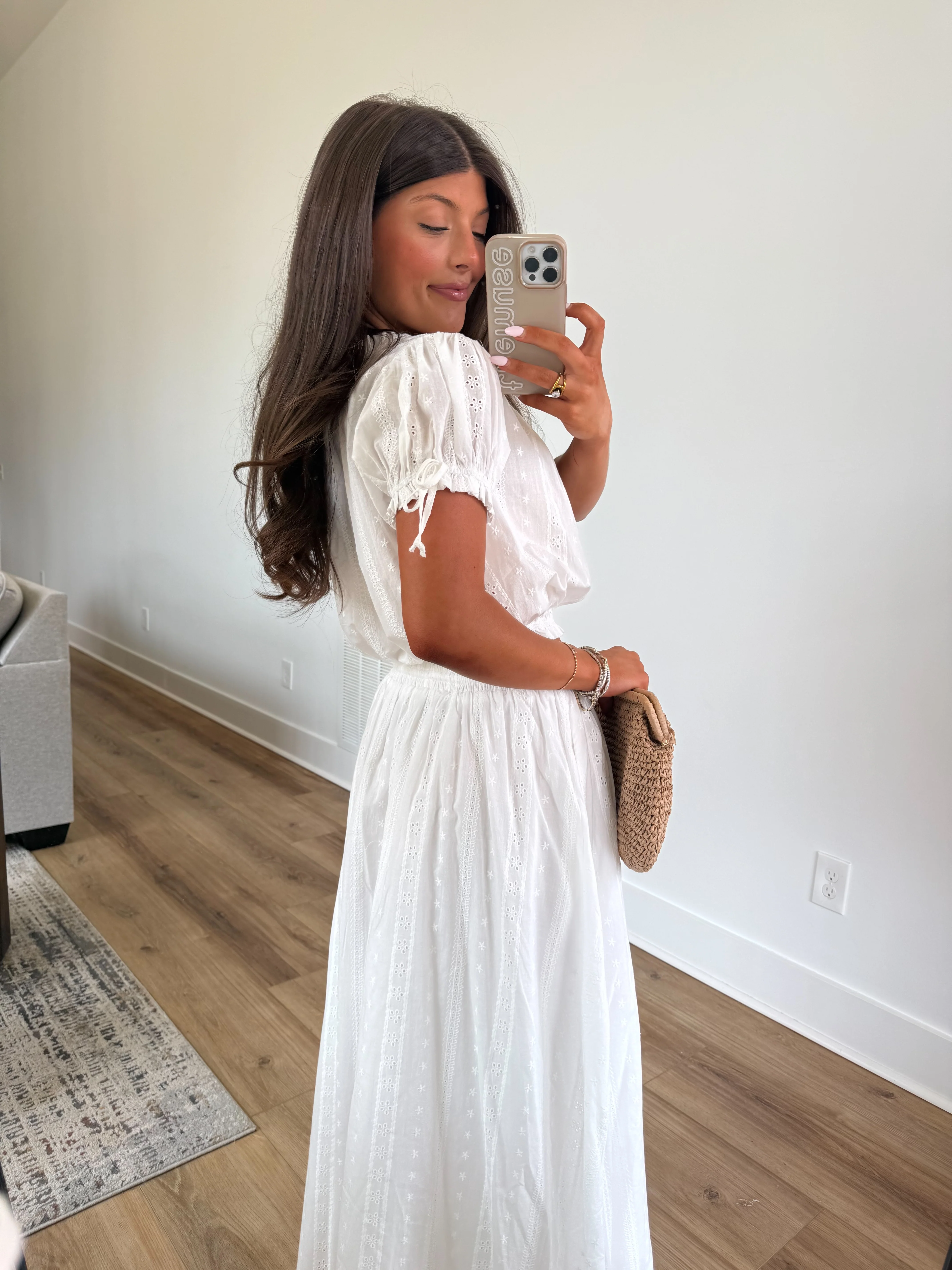 Sweet Eyelet Skirt Set - Image 4