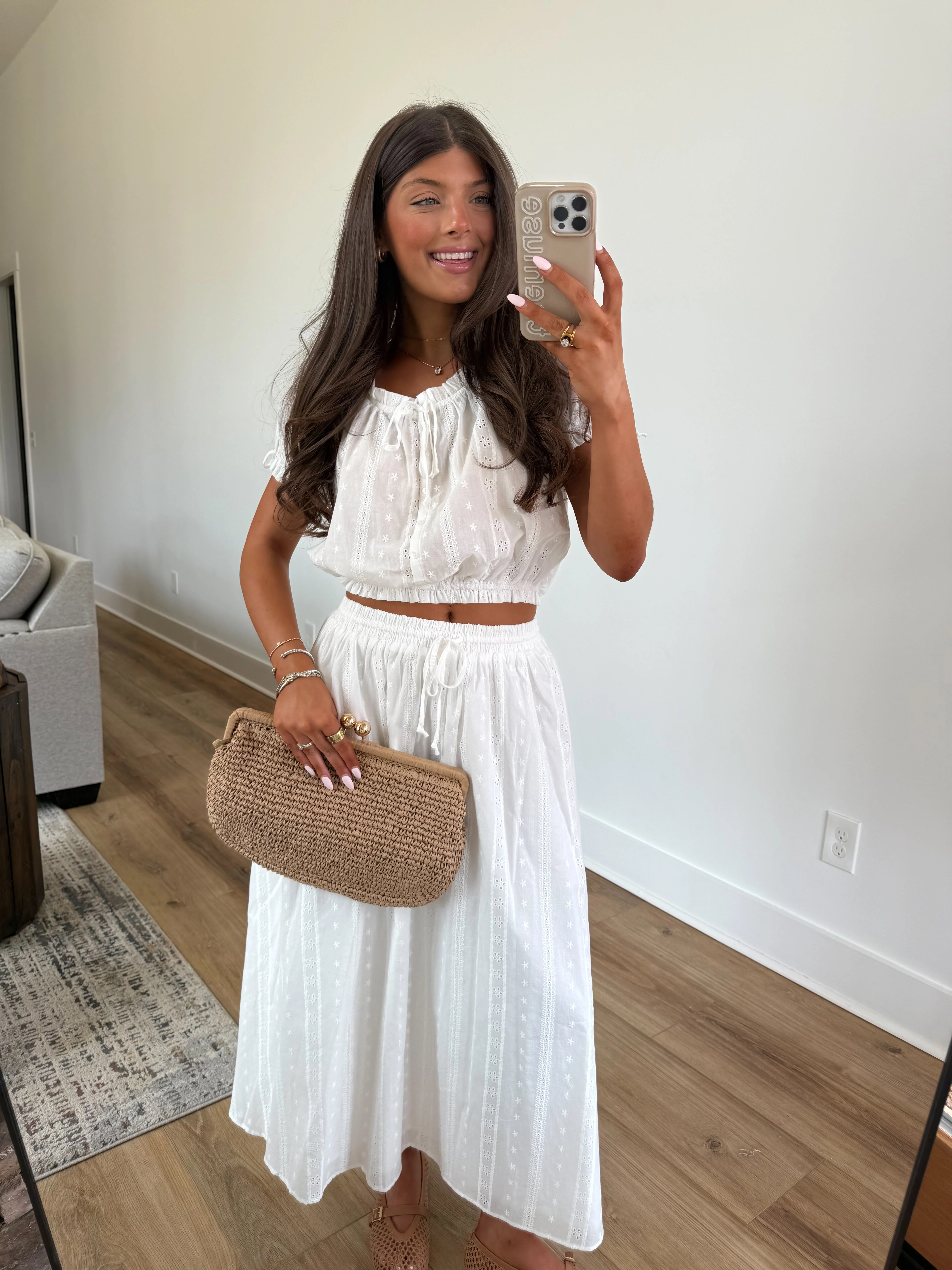Sweet Eyelet Skirt Set - Image 5