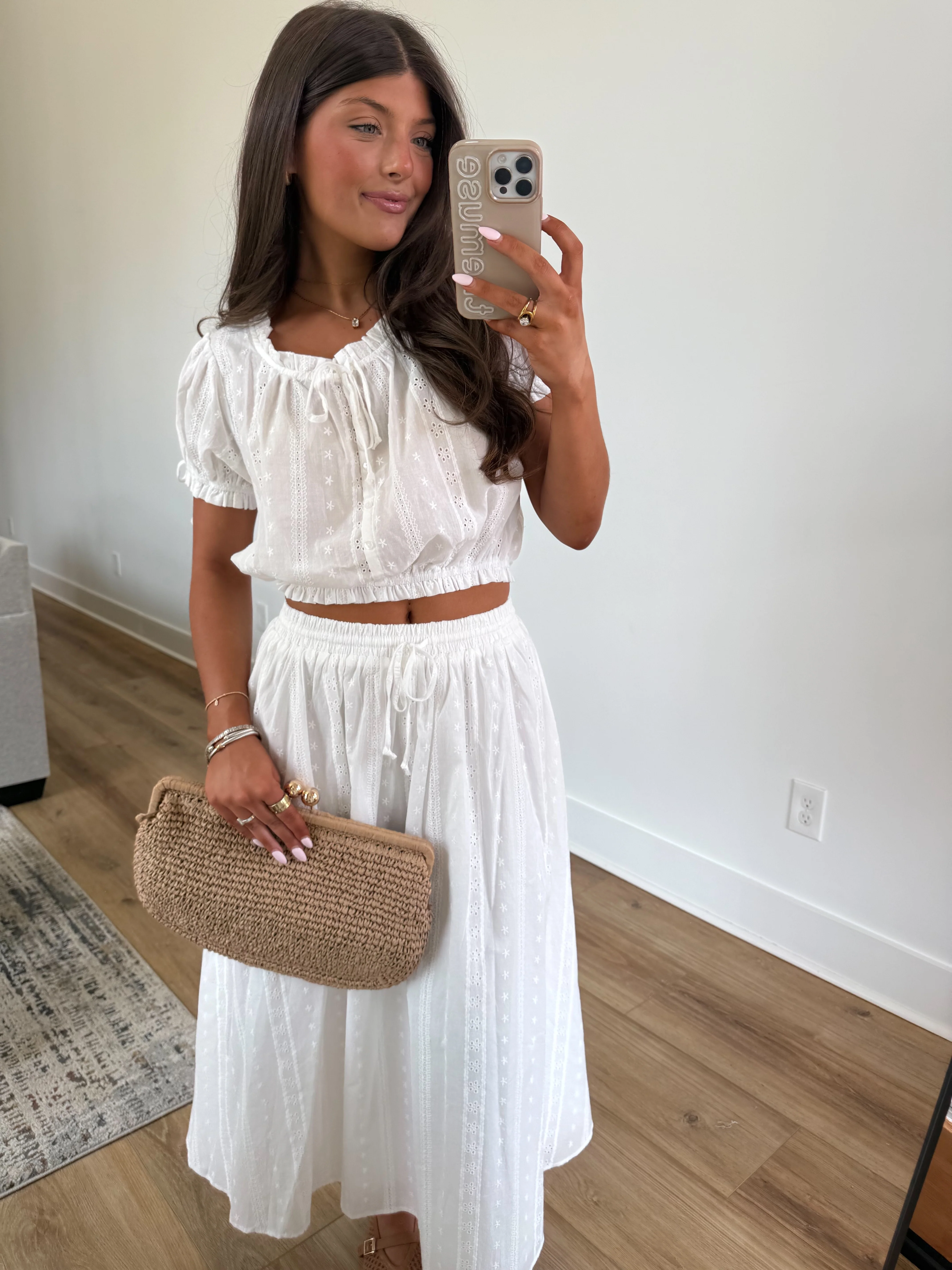Sweet Eyelet Skirt Set - Image 6