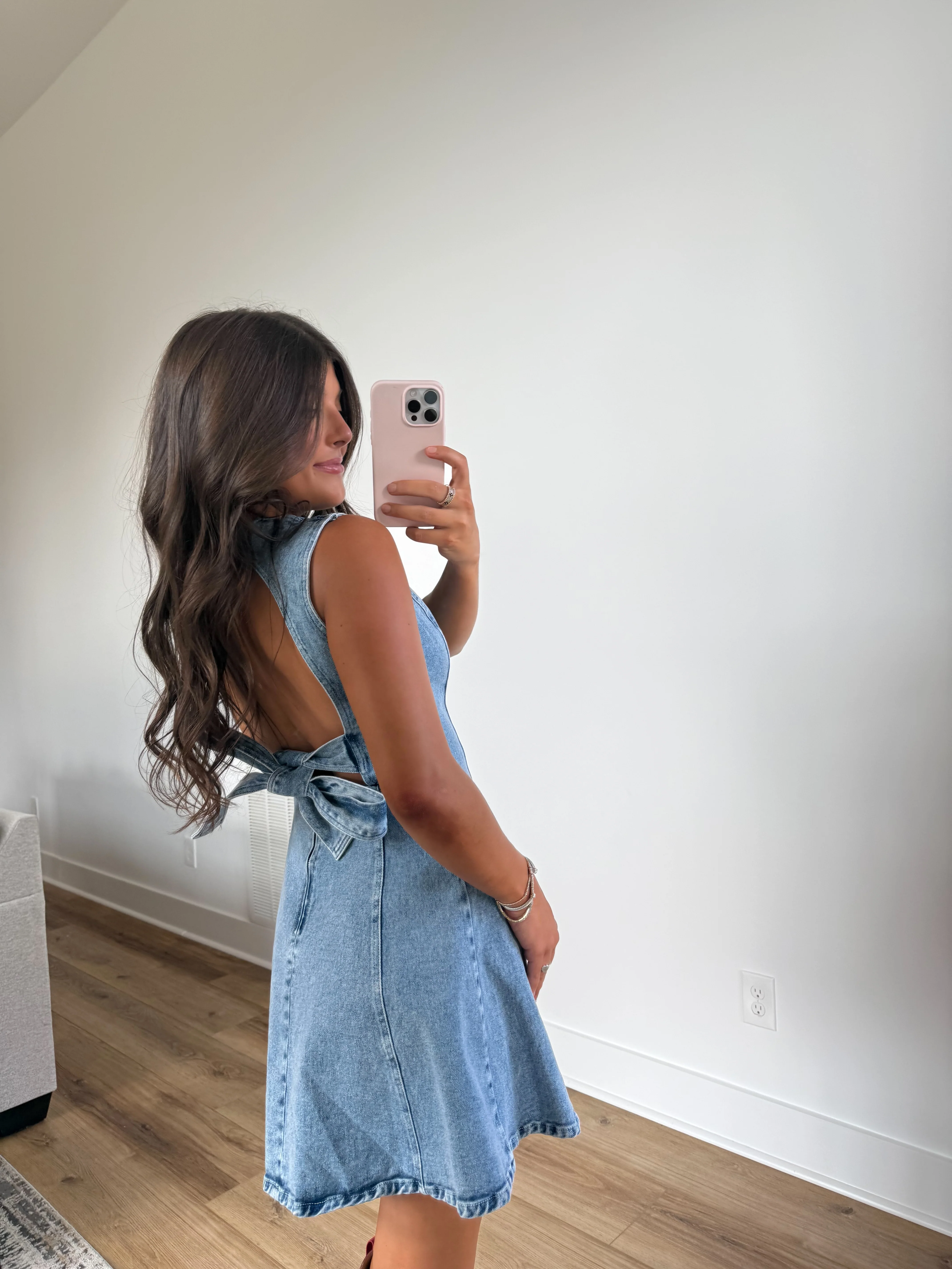 Sweet on You Dress (Denim) - Image 2
