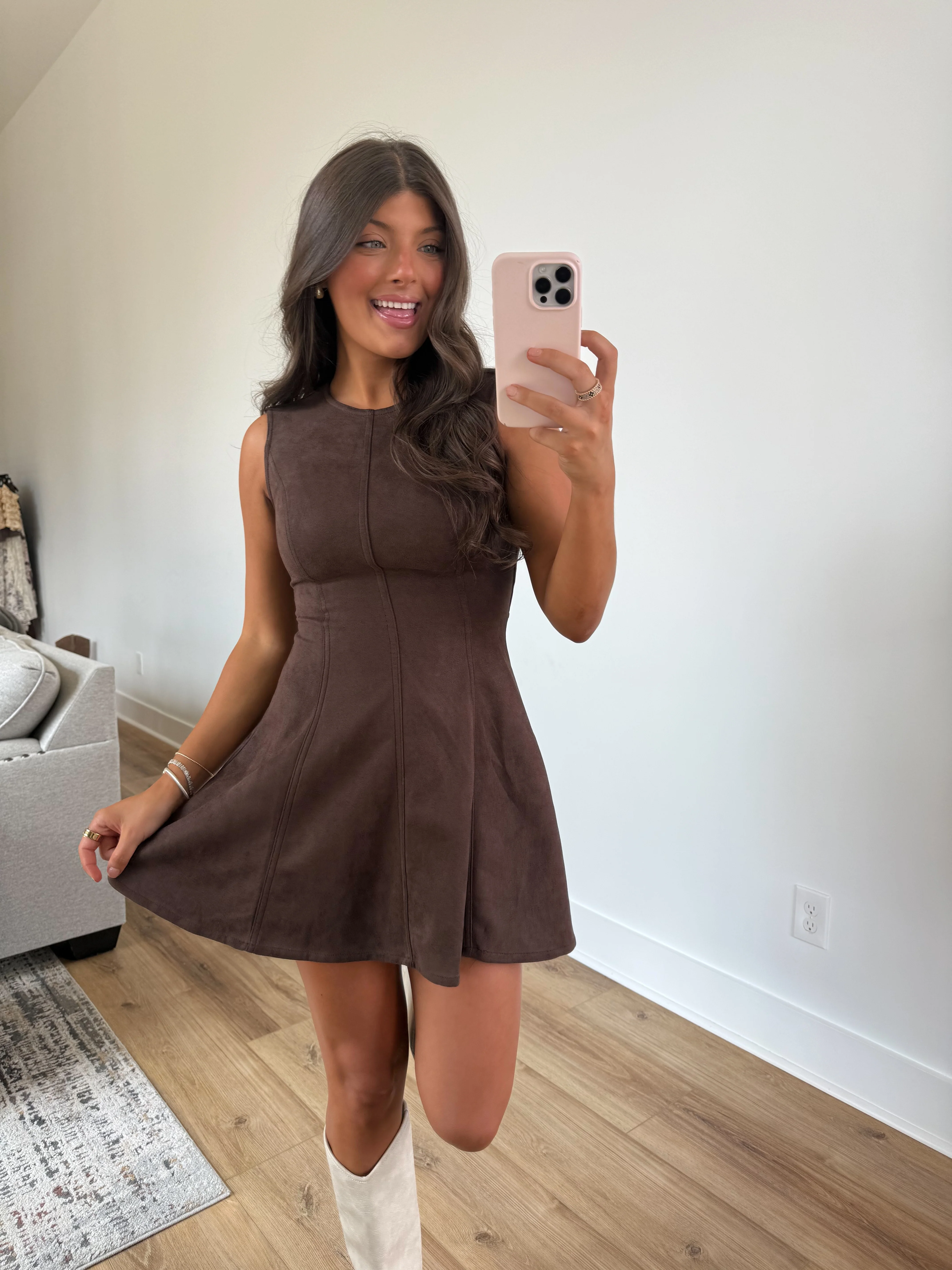 Sweet on You Dress (Suede) - Image 3