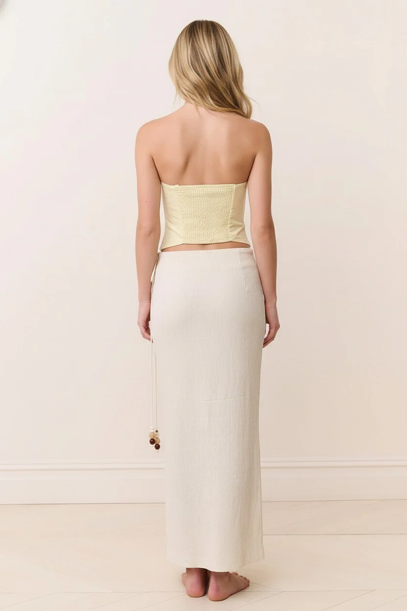 Tan Tie Skirt - Image 5