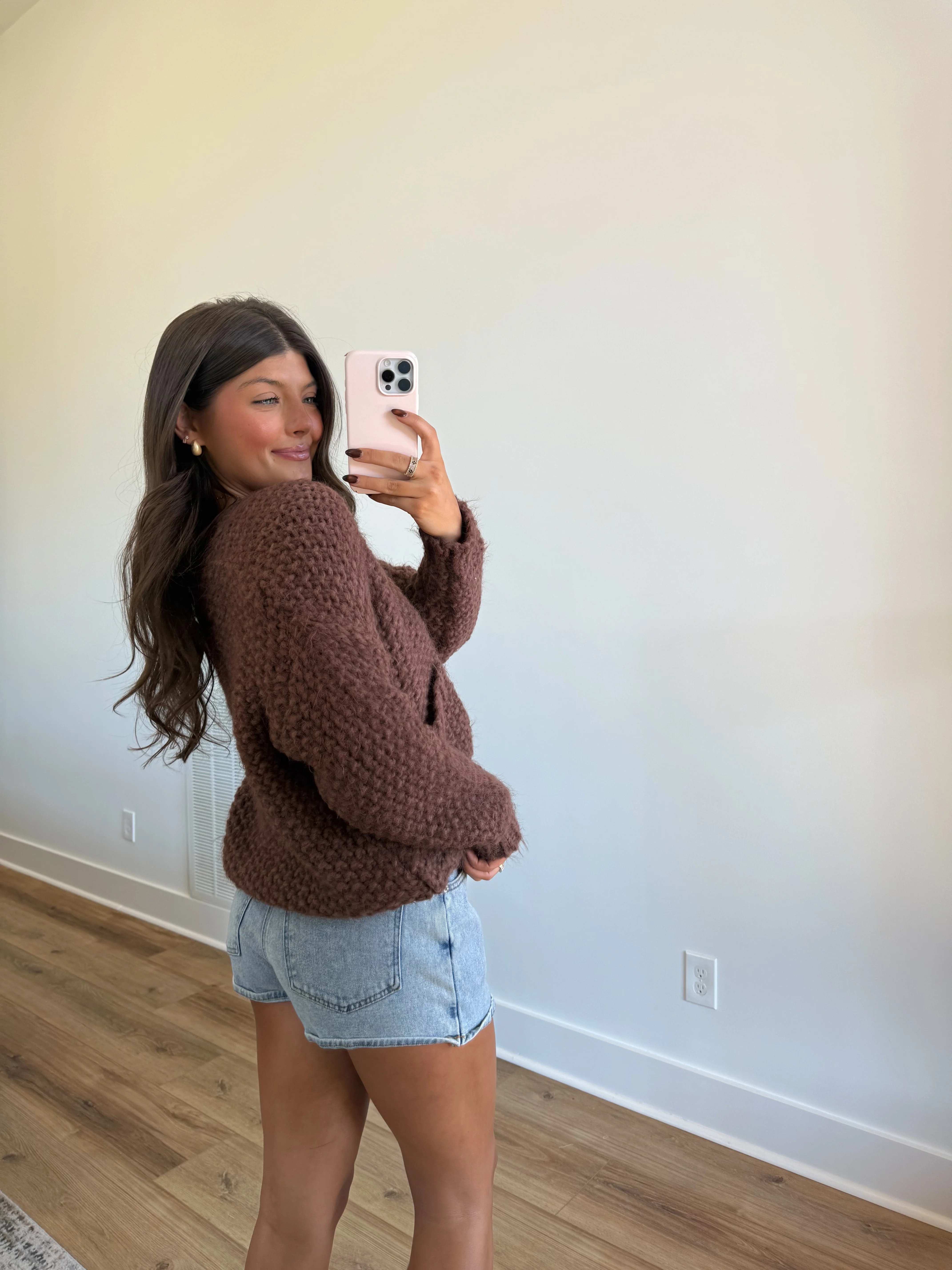 Teddy Toasty Cardigan (Brown) - Image 6