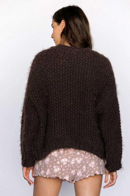 Teddy Toasty Cardigan (Brown) - Image 9