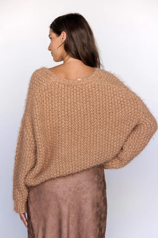 Teddy Toasty Cardigan (Tan) - Image 7