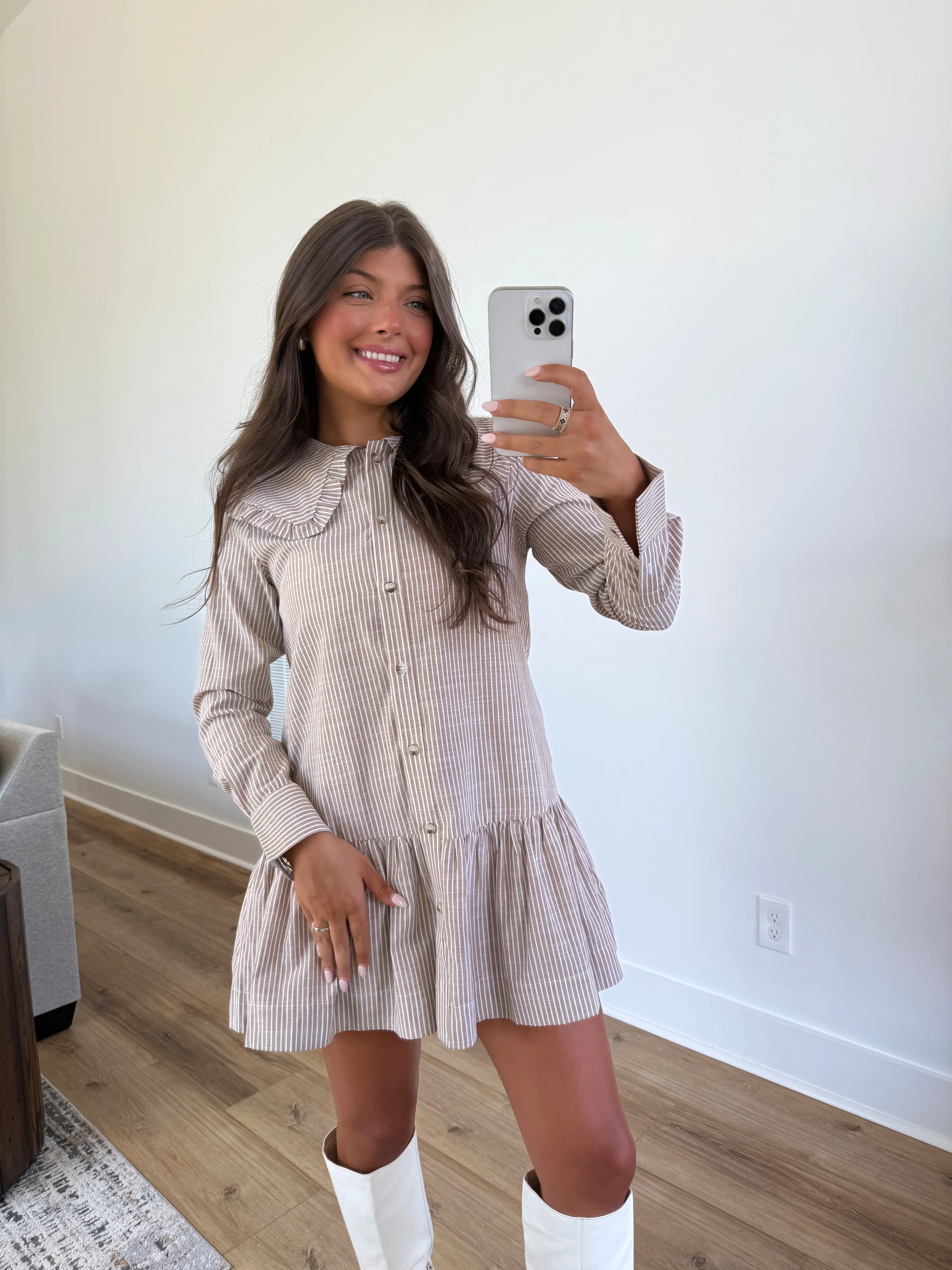 Thankful Days Collared Dress (Restock) - Image 6