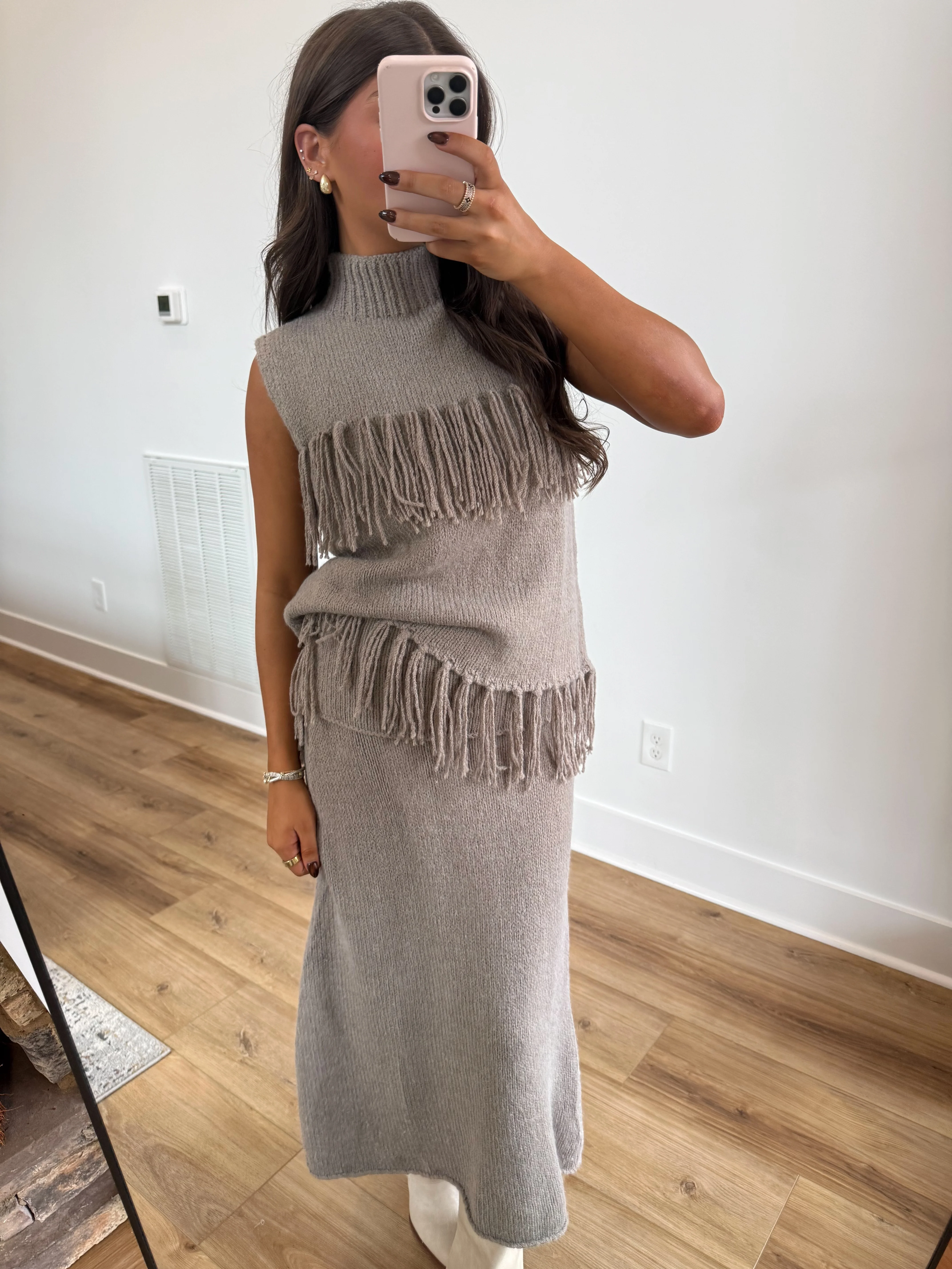 Thankful Fringe Skirt Set - Image 7