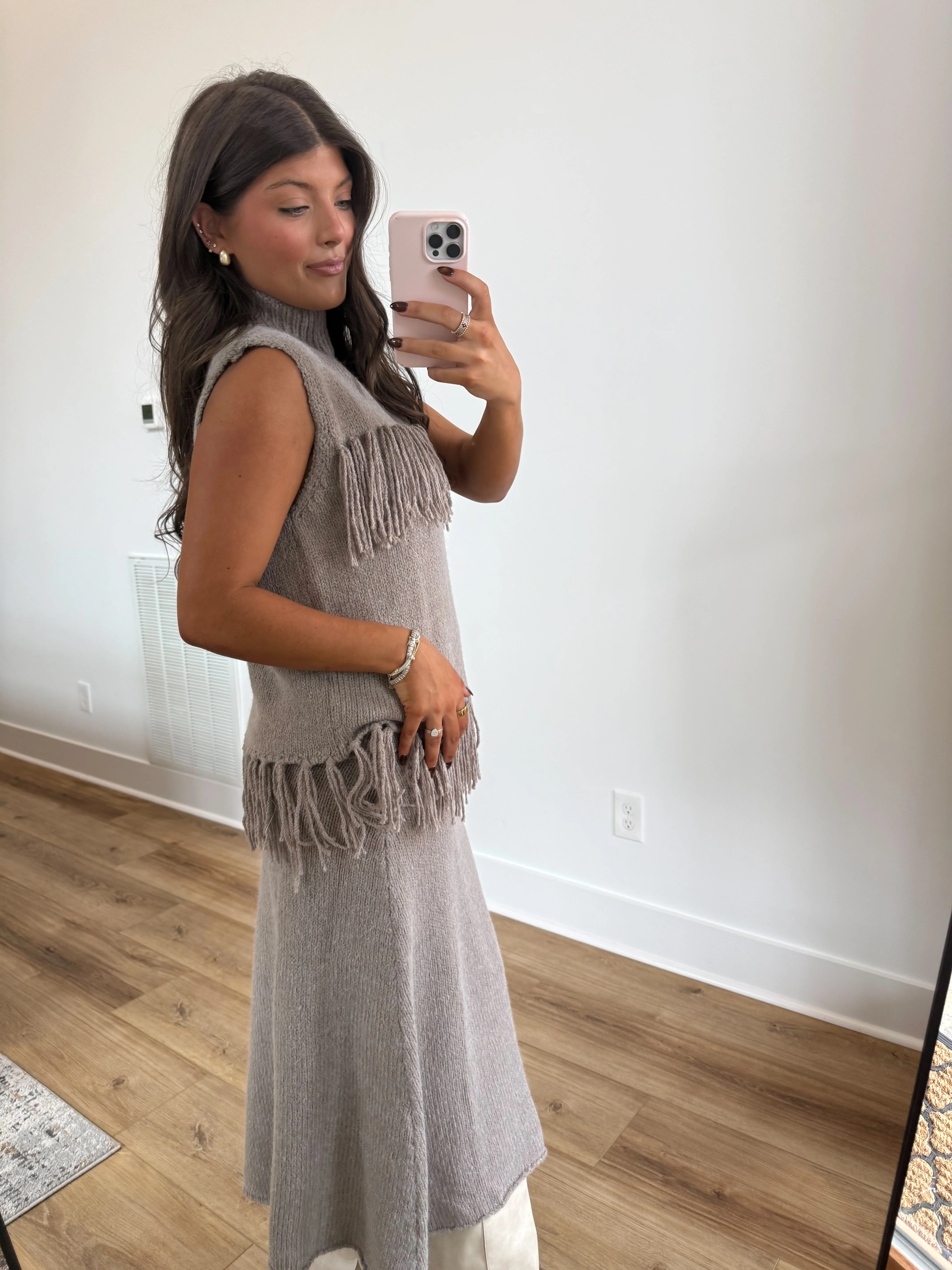 Thankful Fringe Skirt Set - Image 8