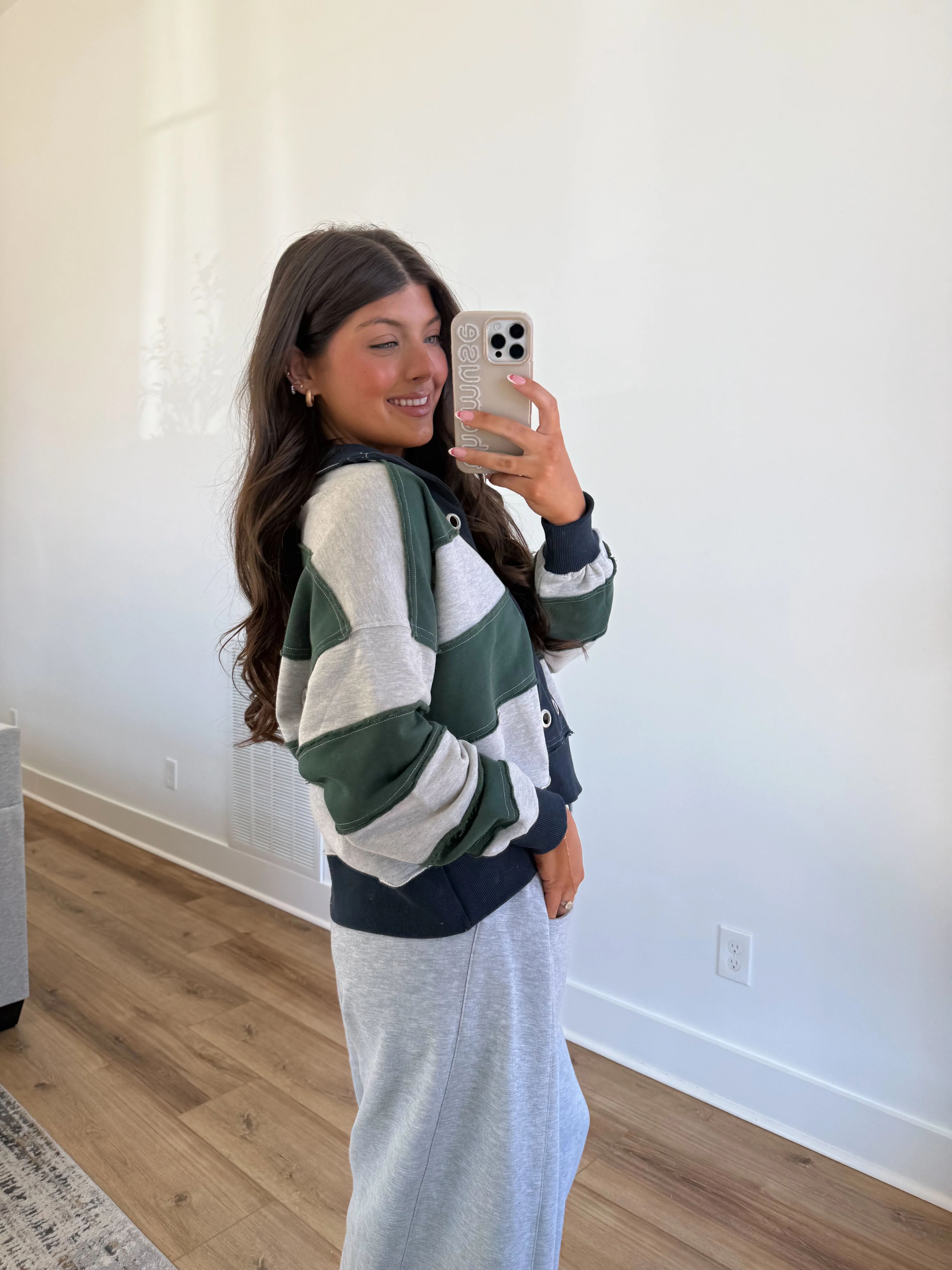 The All-Star Stripe Pullover (Green) - Image 3