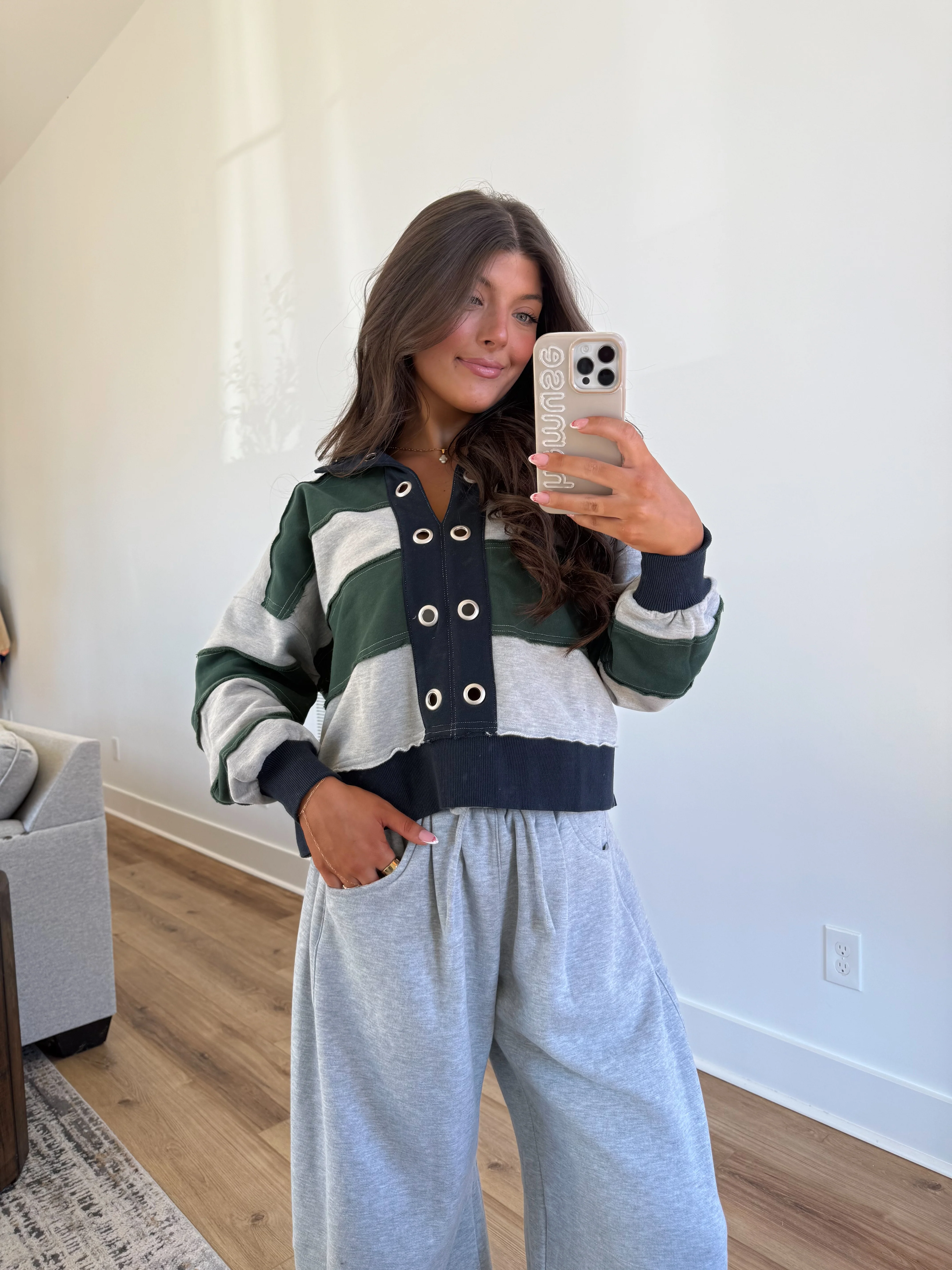 The All-Star Stripe Pullover (Green) - Image 6
